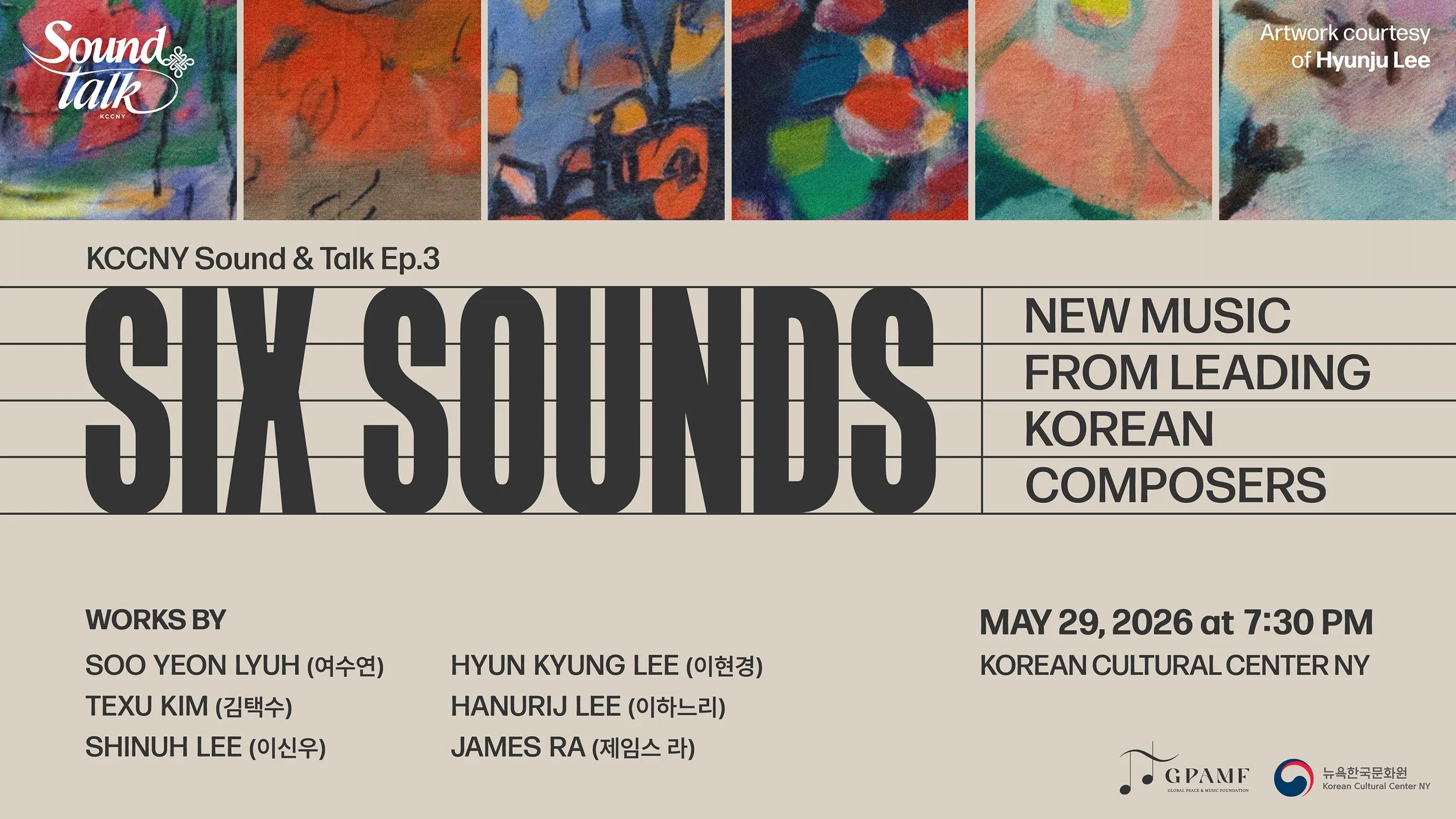 Six Sounds: New Music from Leading Korean Composers&nbsp;