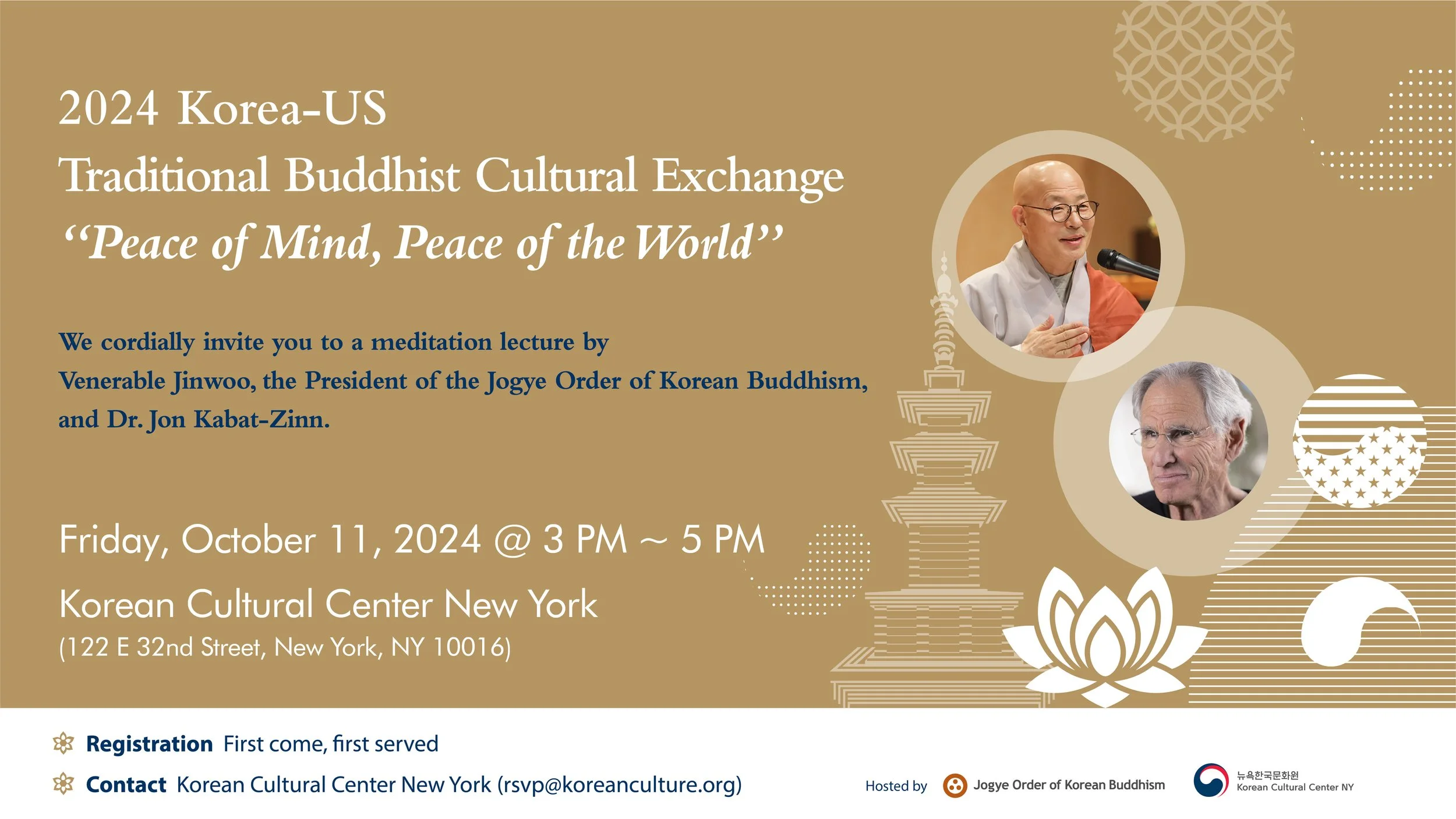 2024 Korea-U.S. Traditional Buddhist Cultural Exchange: Peace of Mind, Peace of the World  “Meditation Talk”