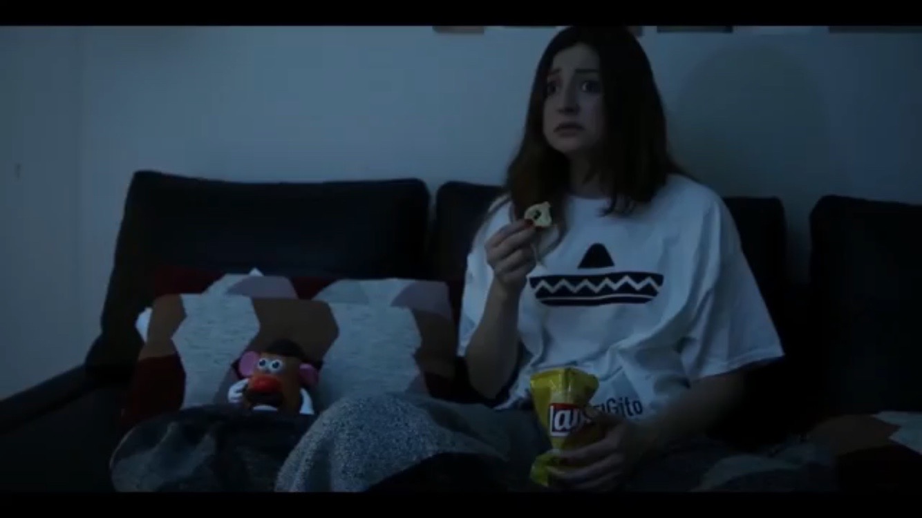 Shooting for "Mr. Couch Potato Head", a short directed by Quinn Leifur.