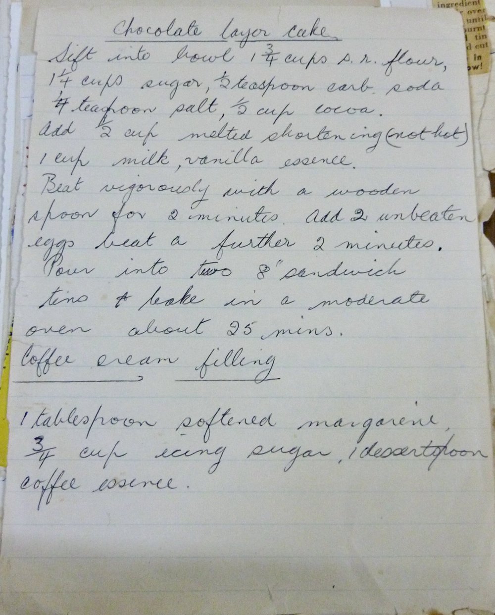 Chocolate Layer Cake