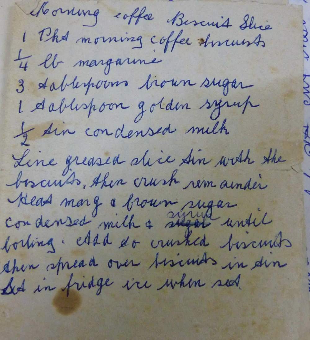 Coffee Biscuit Slice