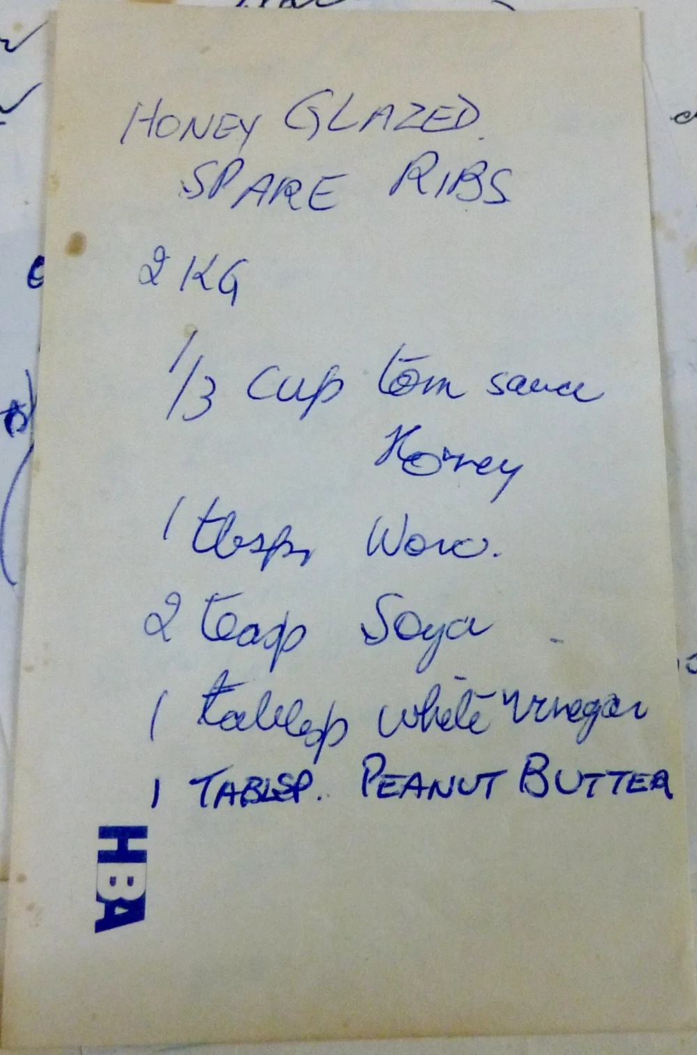 Honey Glazed Spare Rips