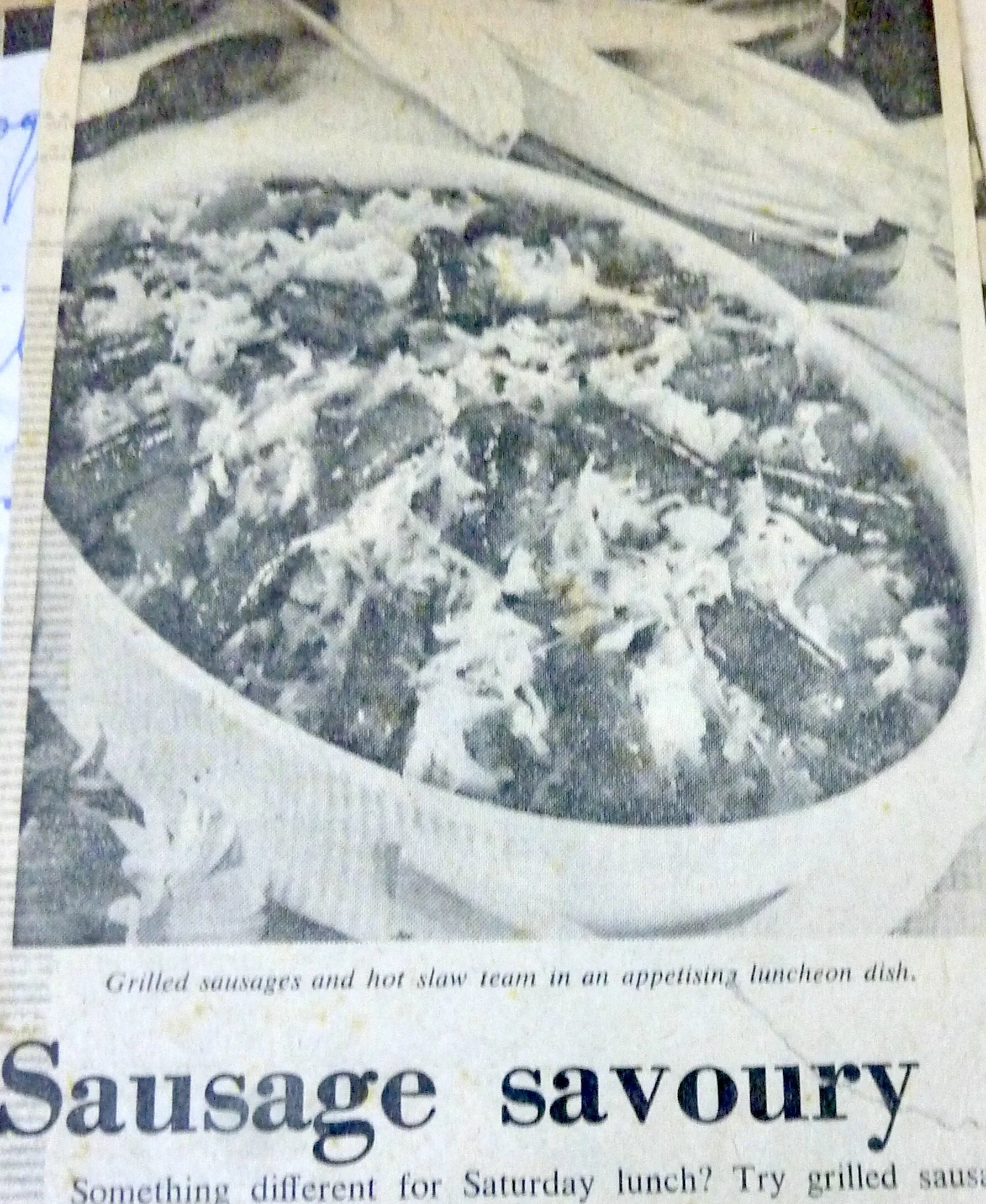 Old Newspaper Recipes - Savoury