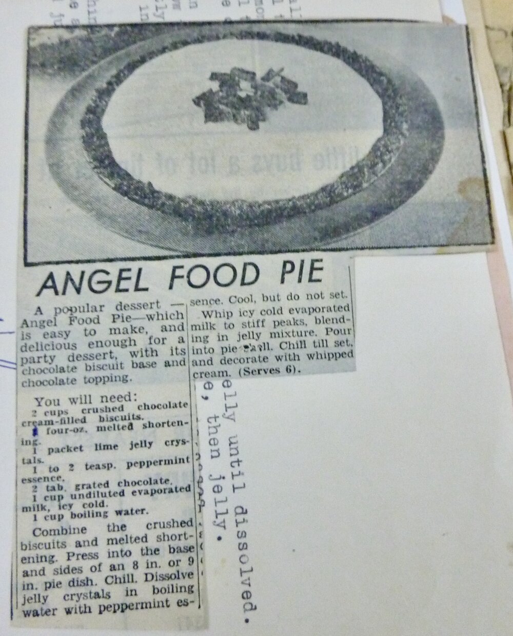 Angel Food Pie