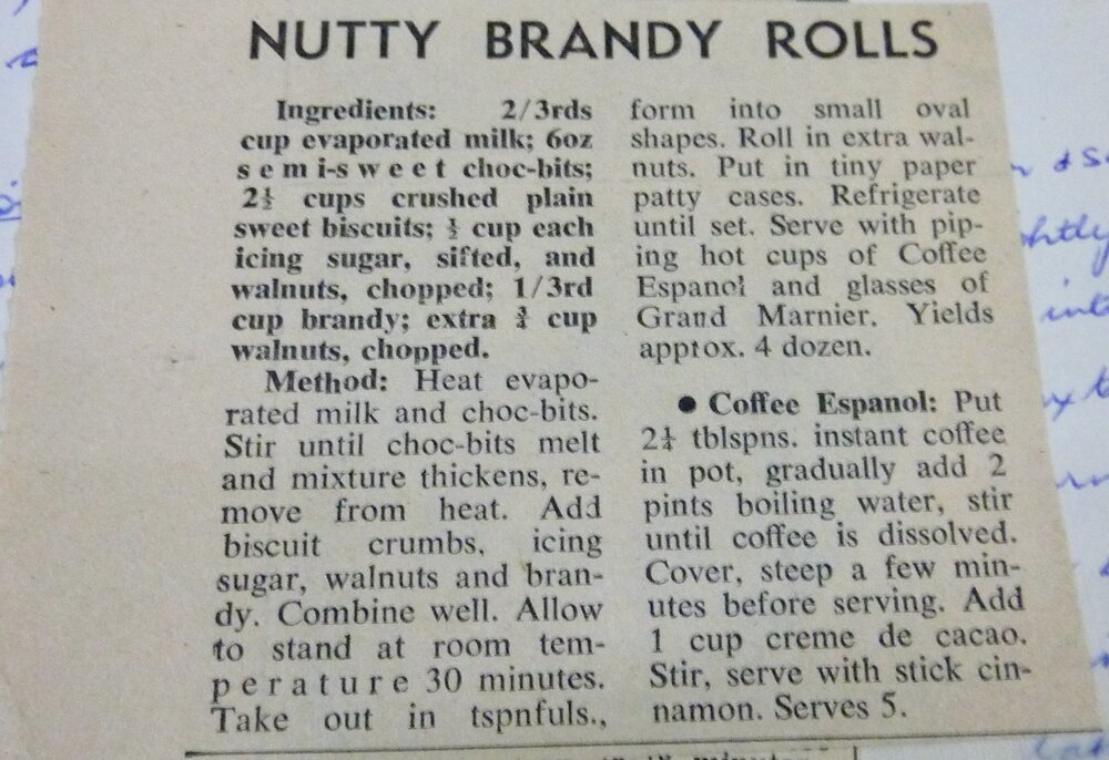 Nutty Brandy Rolls