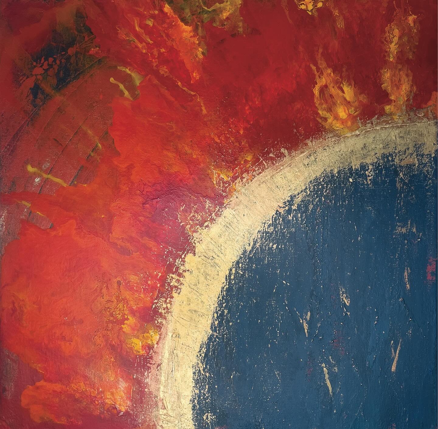 Today is Pentecost Sunday, which marks the birth of the Christian Church more than 2,000 years ago. I&rsquo;ve painted on this subject before, but never like this! I wanted viewers to experience the intensity of the moment the Spirit descended with a