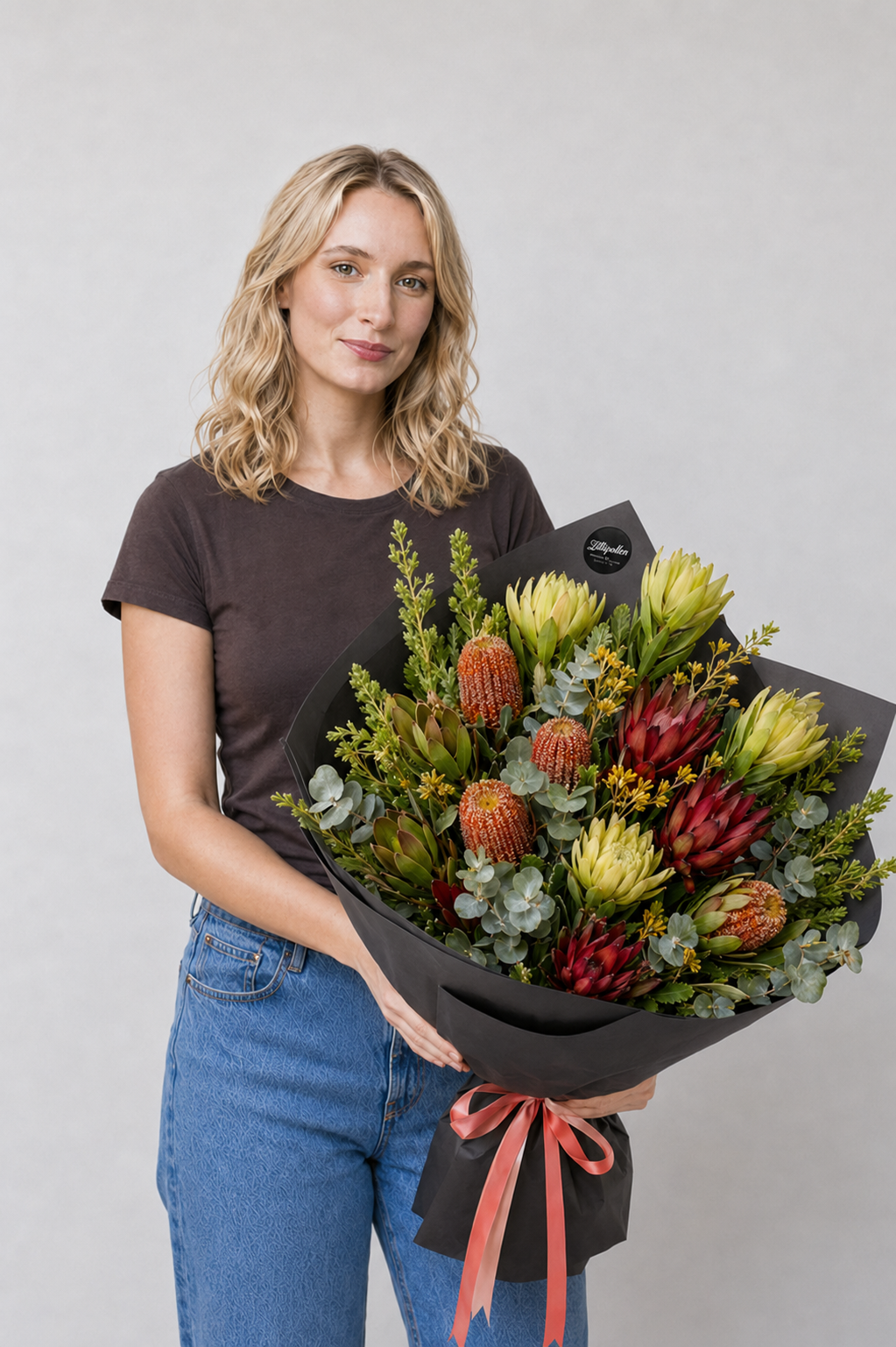 New Farm florist holiday a Botanica bouquet of fresh Australian native flowers for delivery in Brisbane