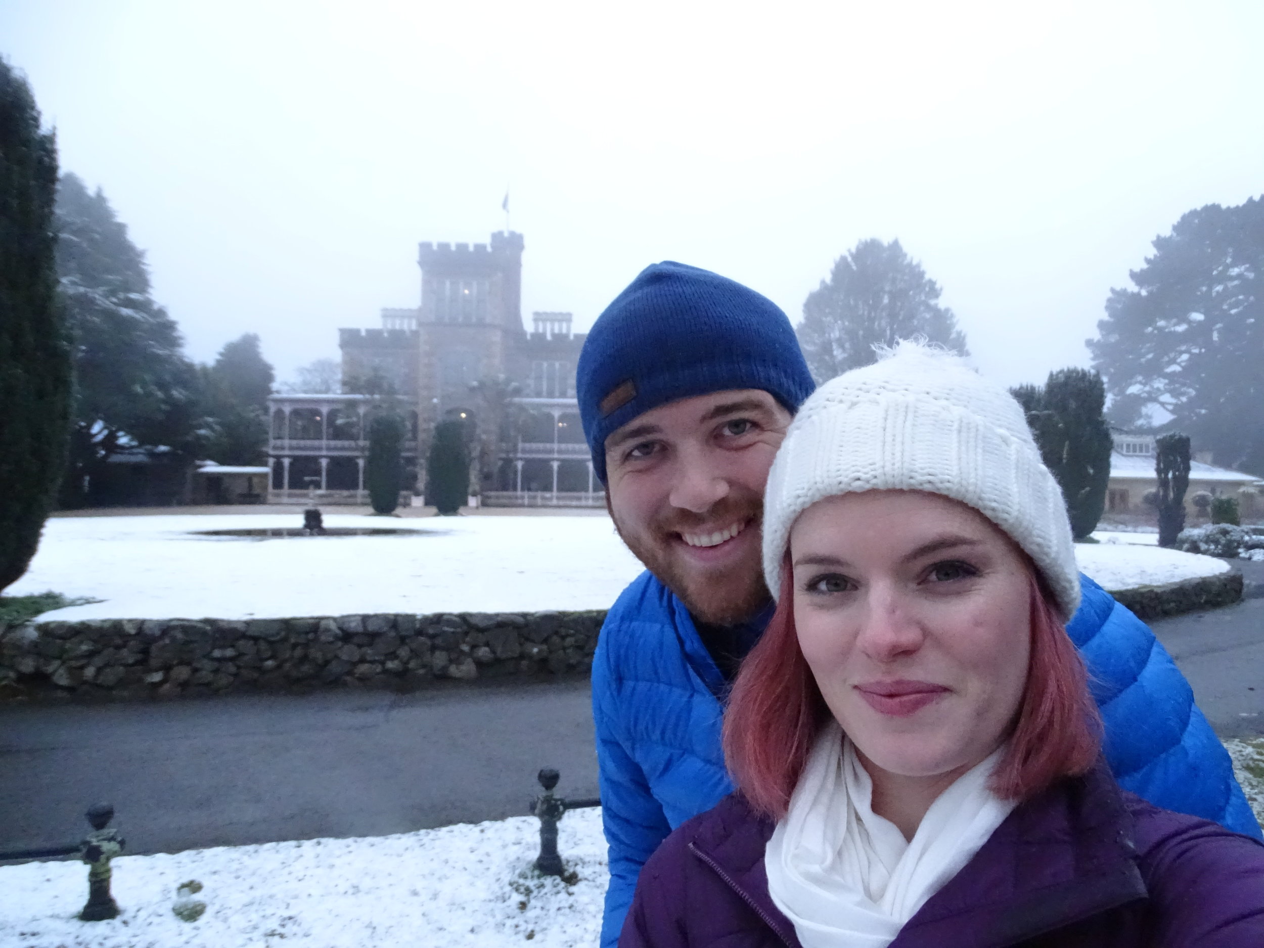 Alex, a man of Texas, doesn't get snow often and reveled in the experience. It made this South Dakota girl a little homesick.