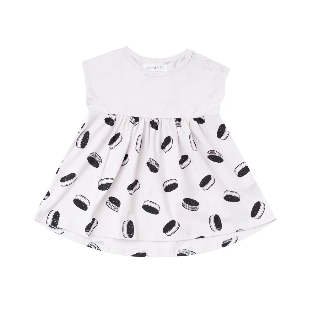 Tiny Giants  Ice Cream Sandwich Baby Doll Dress
