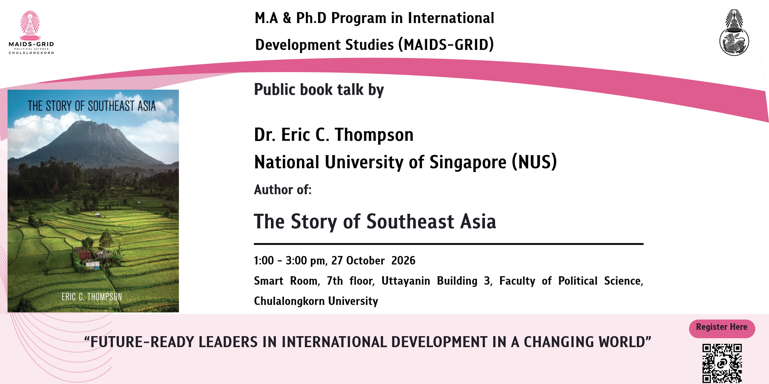 Public Book Talk: The Story of Southeast Asia