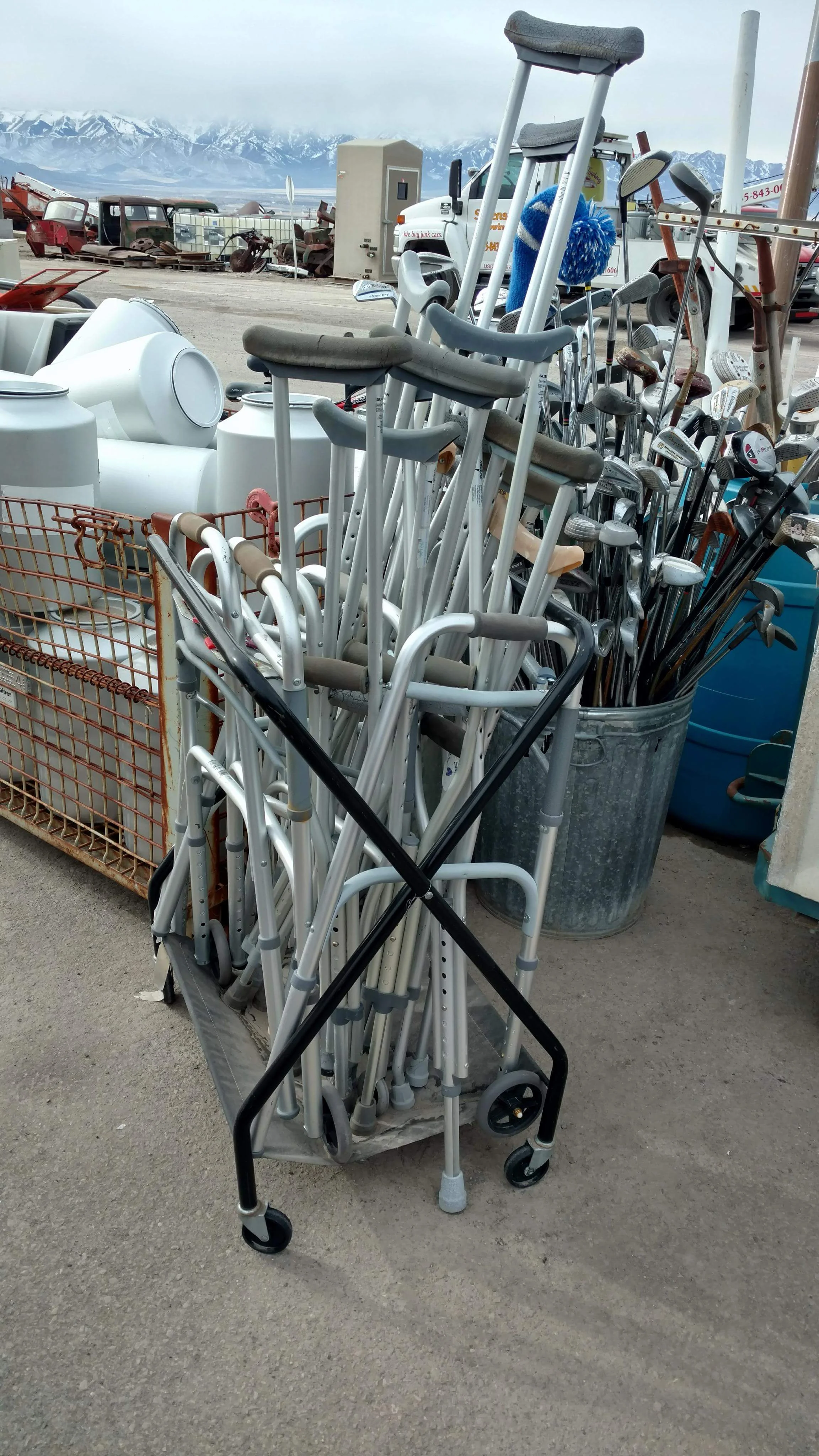 Intercepted medical devices from a local scrap yard in Salt Lake City, UT