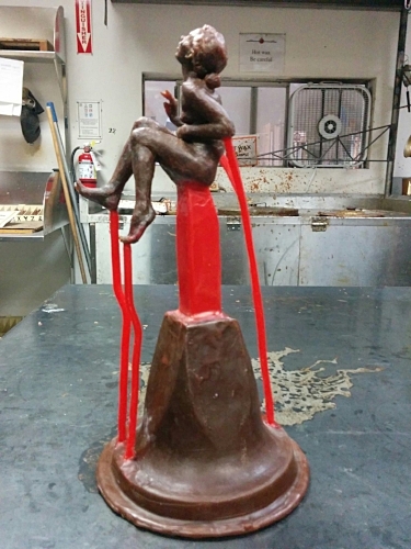 sekundær håndjern Arabiske Sarabo bronze casting — Process and Progress — Alicia N. Ponzio