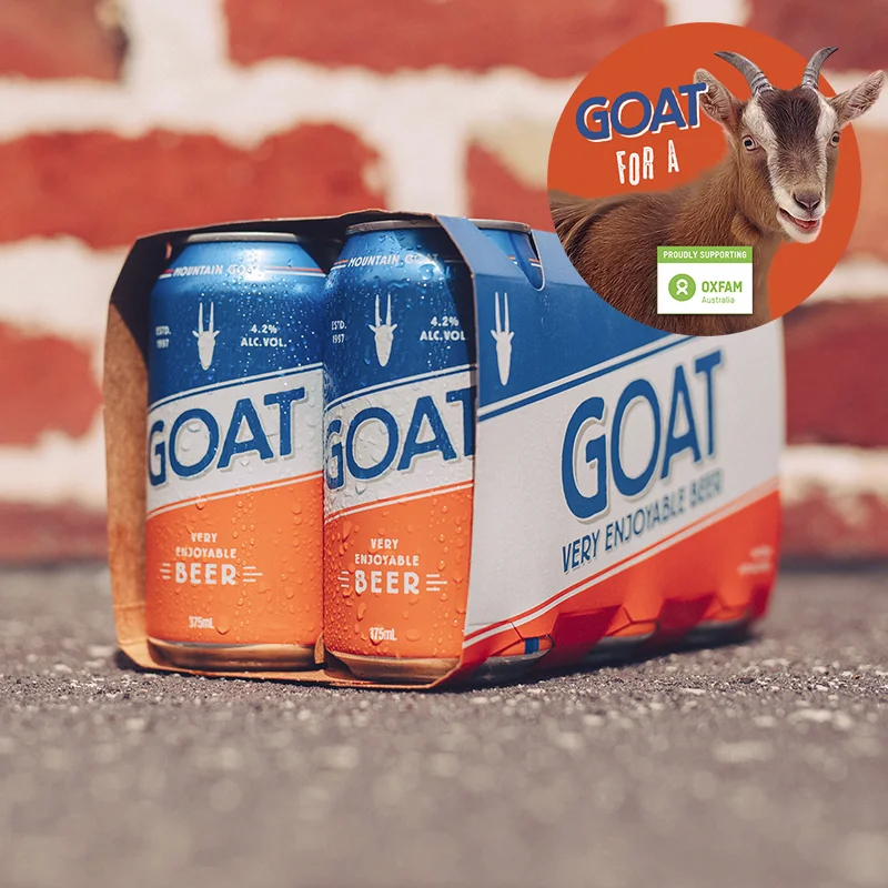 GOAT Lager Cans