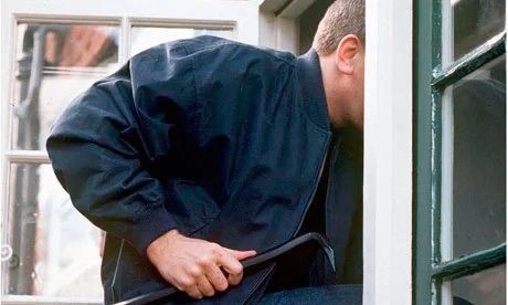 If he uses a crowbar, you may not need to change your locks