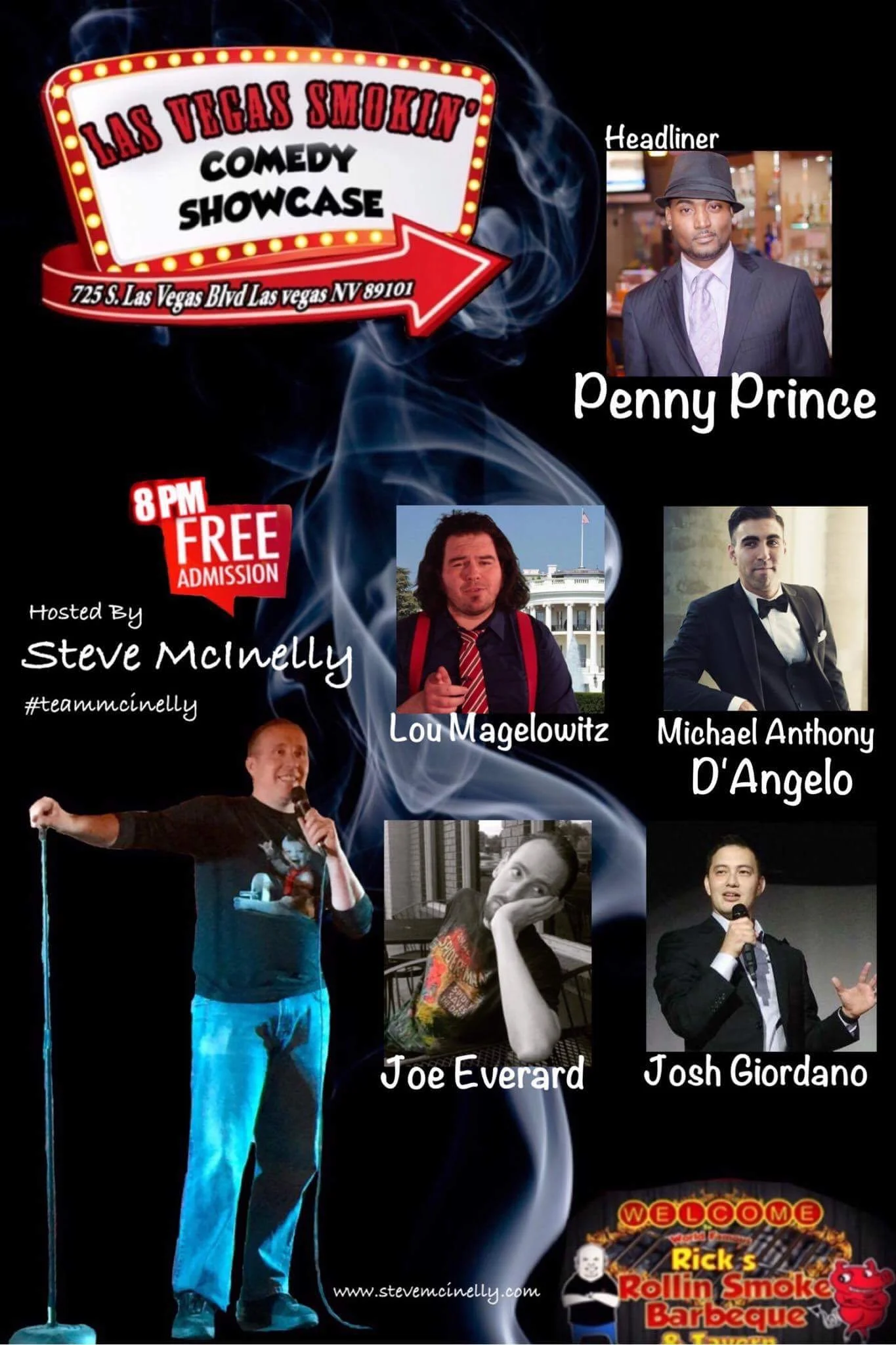 Las Vegas Smokin' Comedy Showcase, Las Vegas, NV