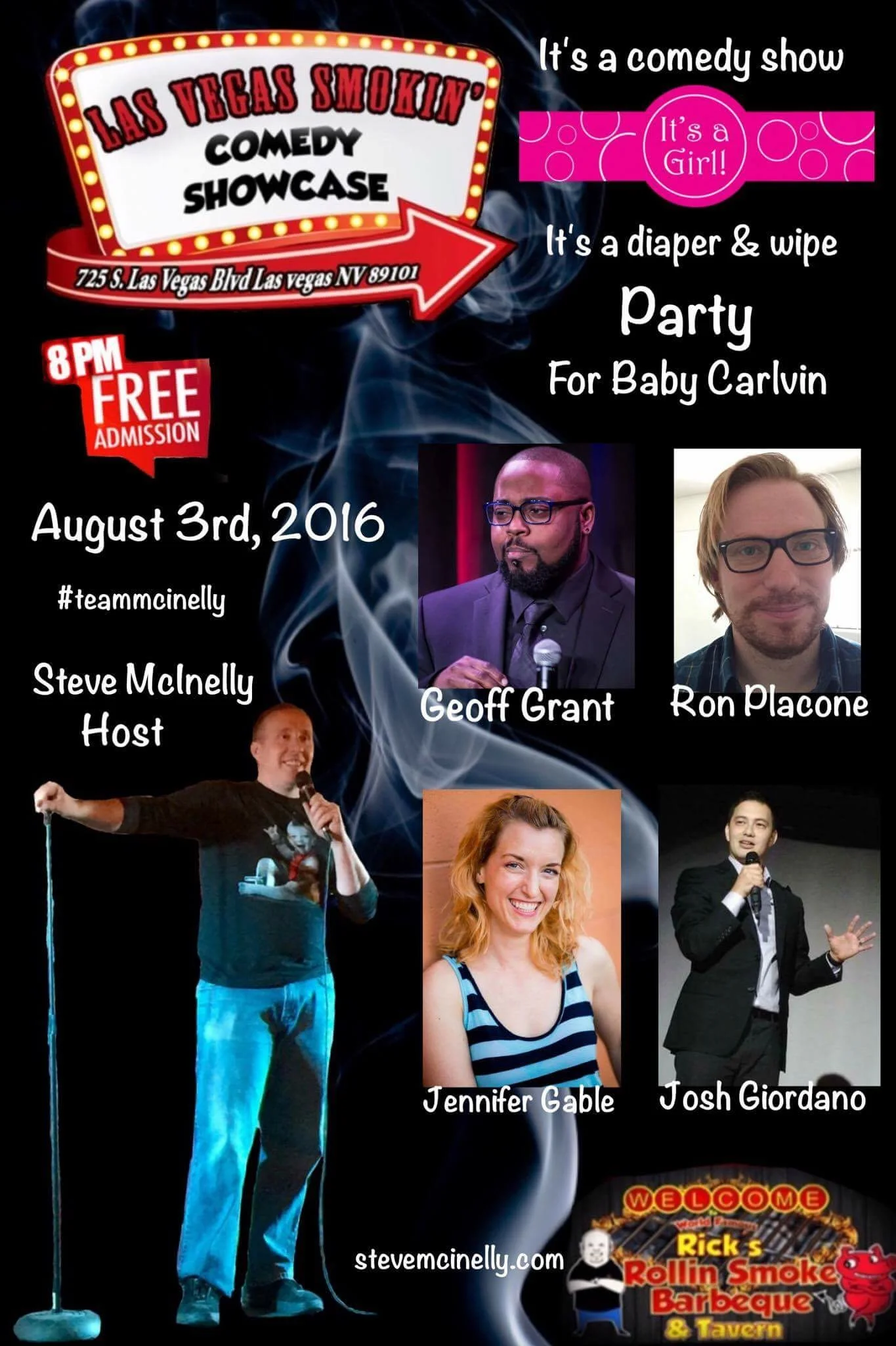 Las Vegas Smokin' Comedy Showcase, Las Vegas, NV