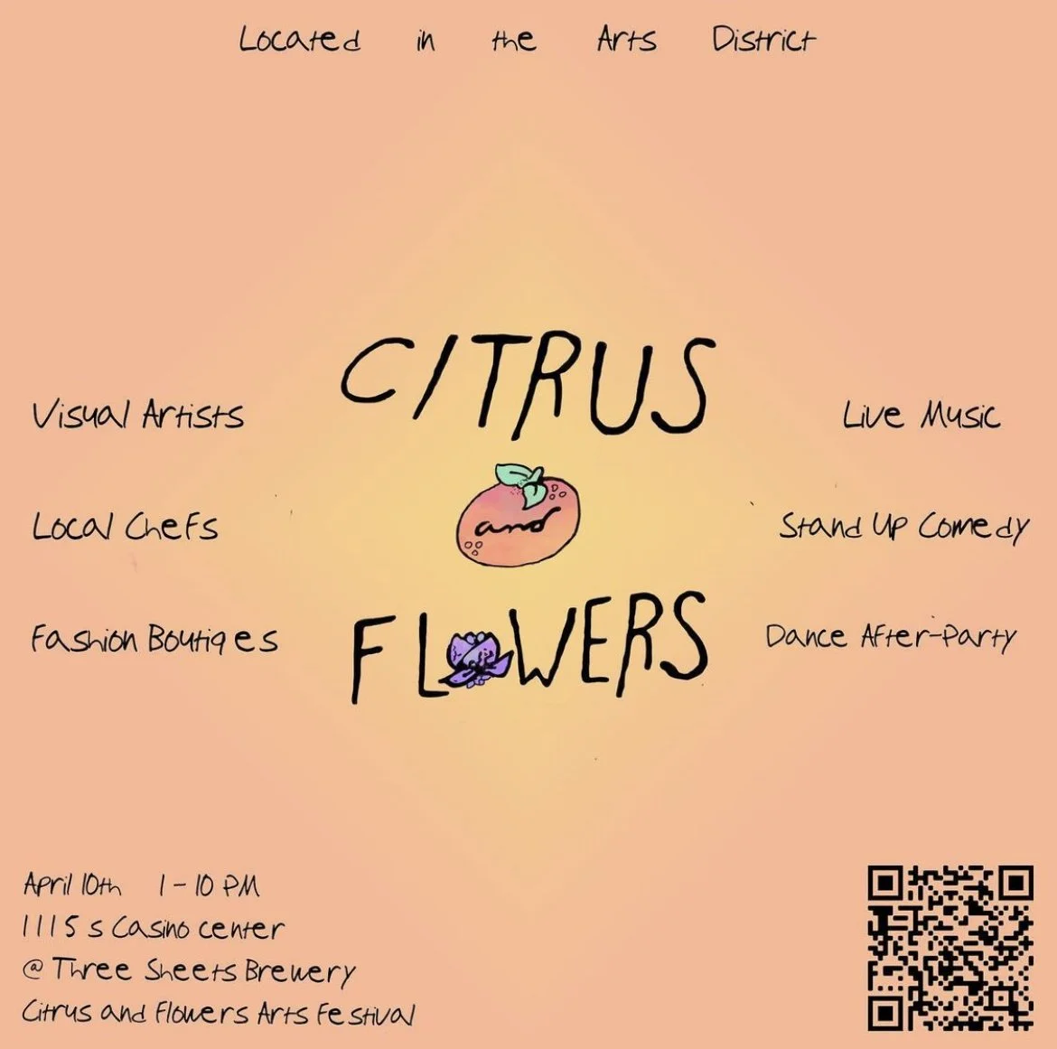 Citrus and Flowers, Arts District, Las Vegas,  NV