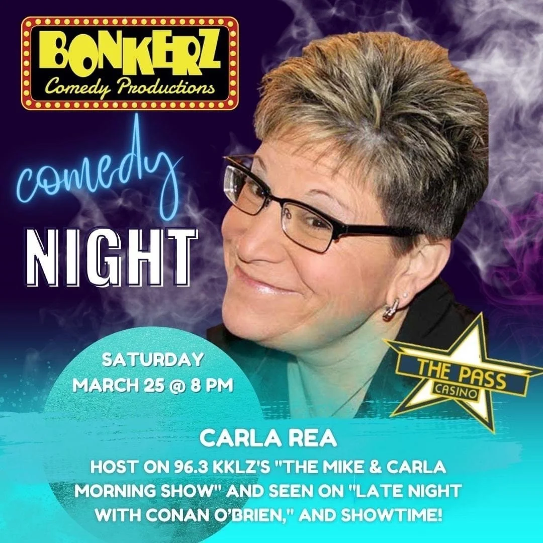 Carla Rhea, The Pass Casino, Bonkerz Comedy, Henderson, NV