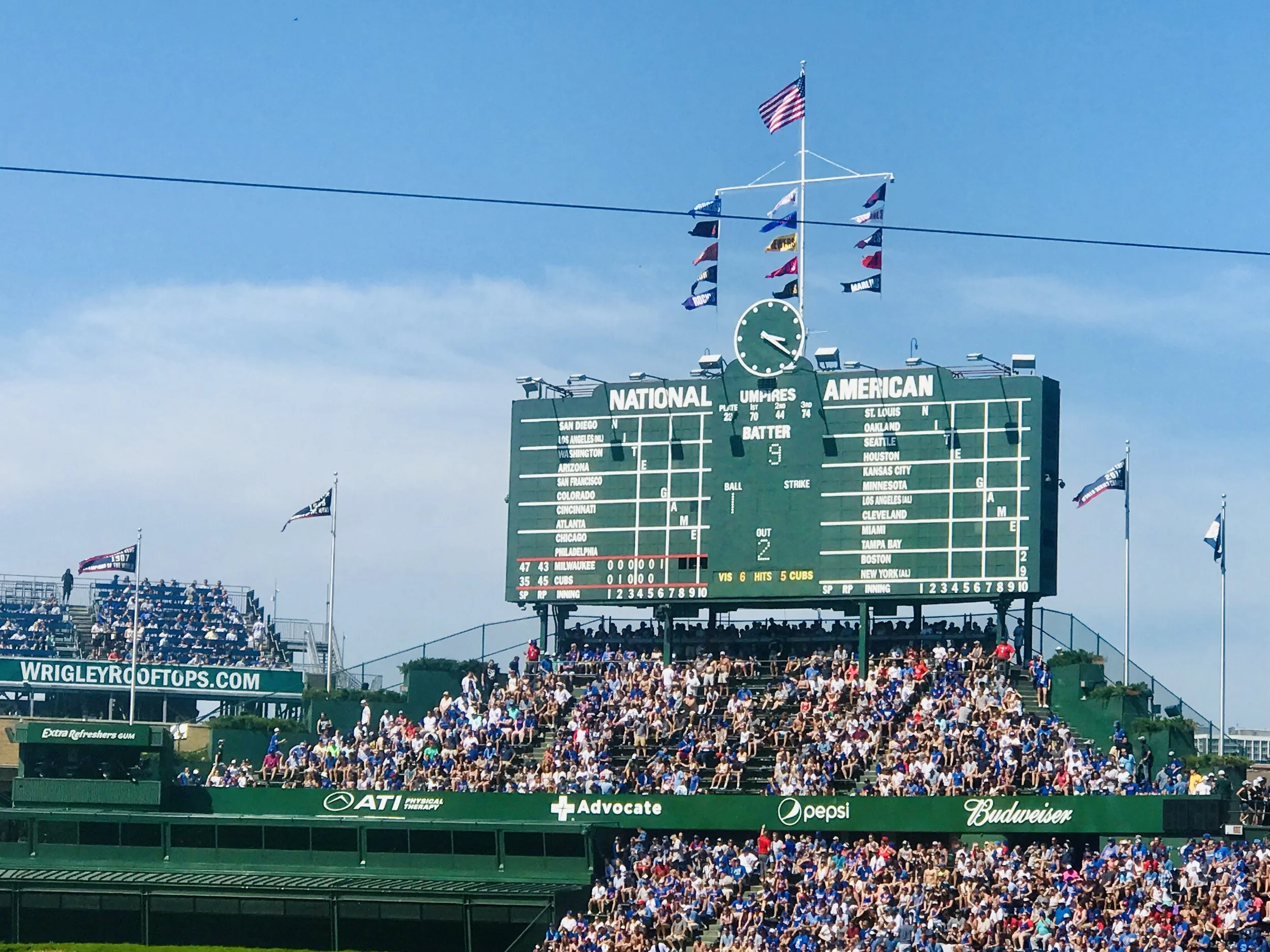 TELL A COOL STORY OTHERS WILL WANT TO SHARE. Even the Sox fan sitting next to me at the Cubs game was eager to tell me the whole story about Wrigley Field’s historic scoreboard with its hand-operated old-school, no-tech traditions. ( It’s one of only two manually operated scoreboards in major league baseball today. ) We all love a good story. Share some of your own story with us so we can get emotionally involved with you and your mission.