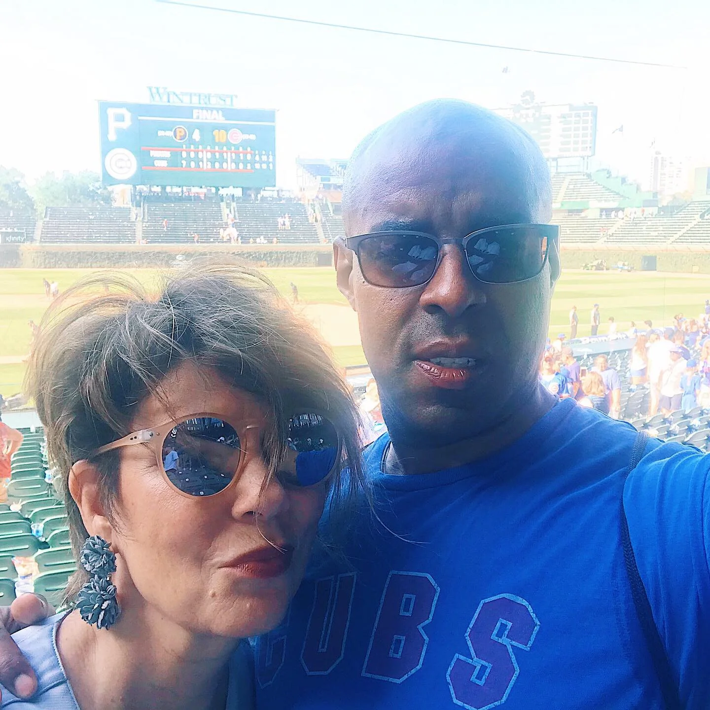 deb and chris at cubs game.JPG