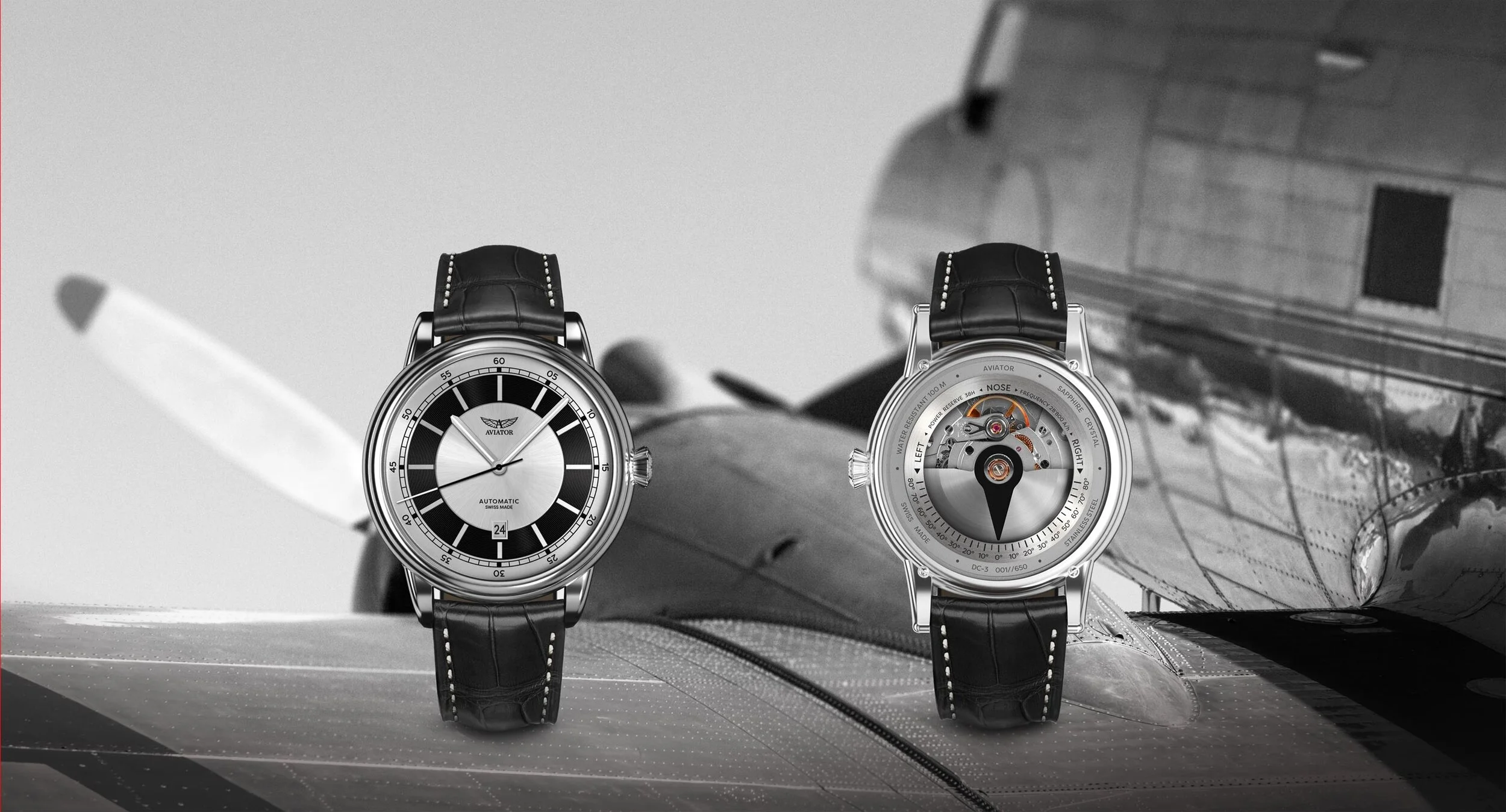 aviator gents smartwatch