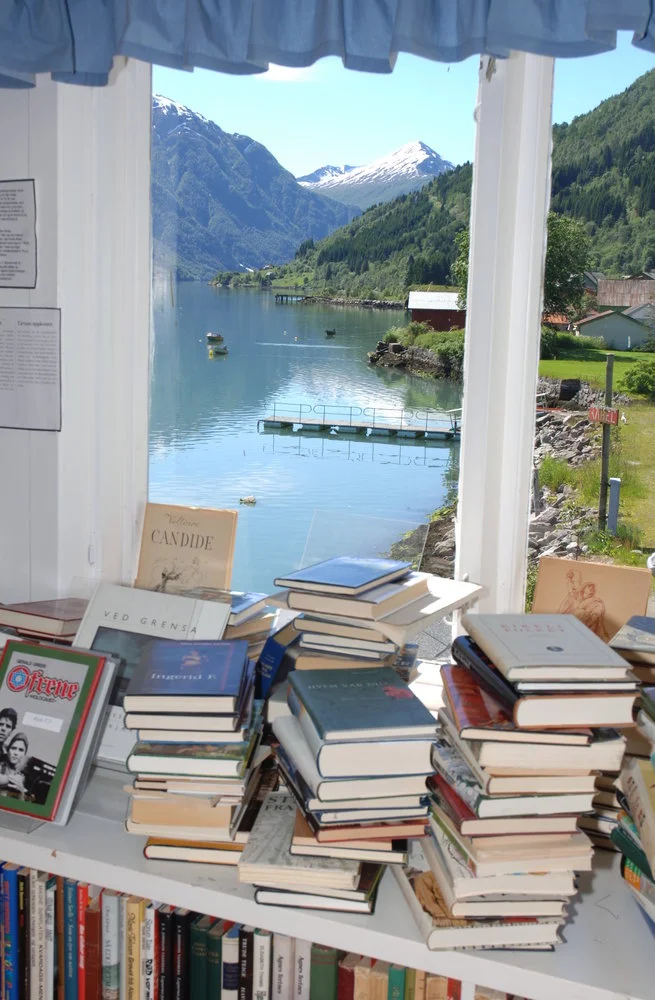 Books and fjord (Norwegian Book Town)
