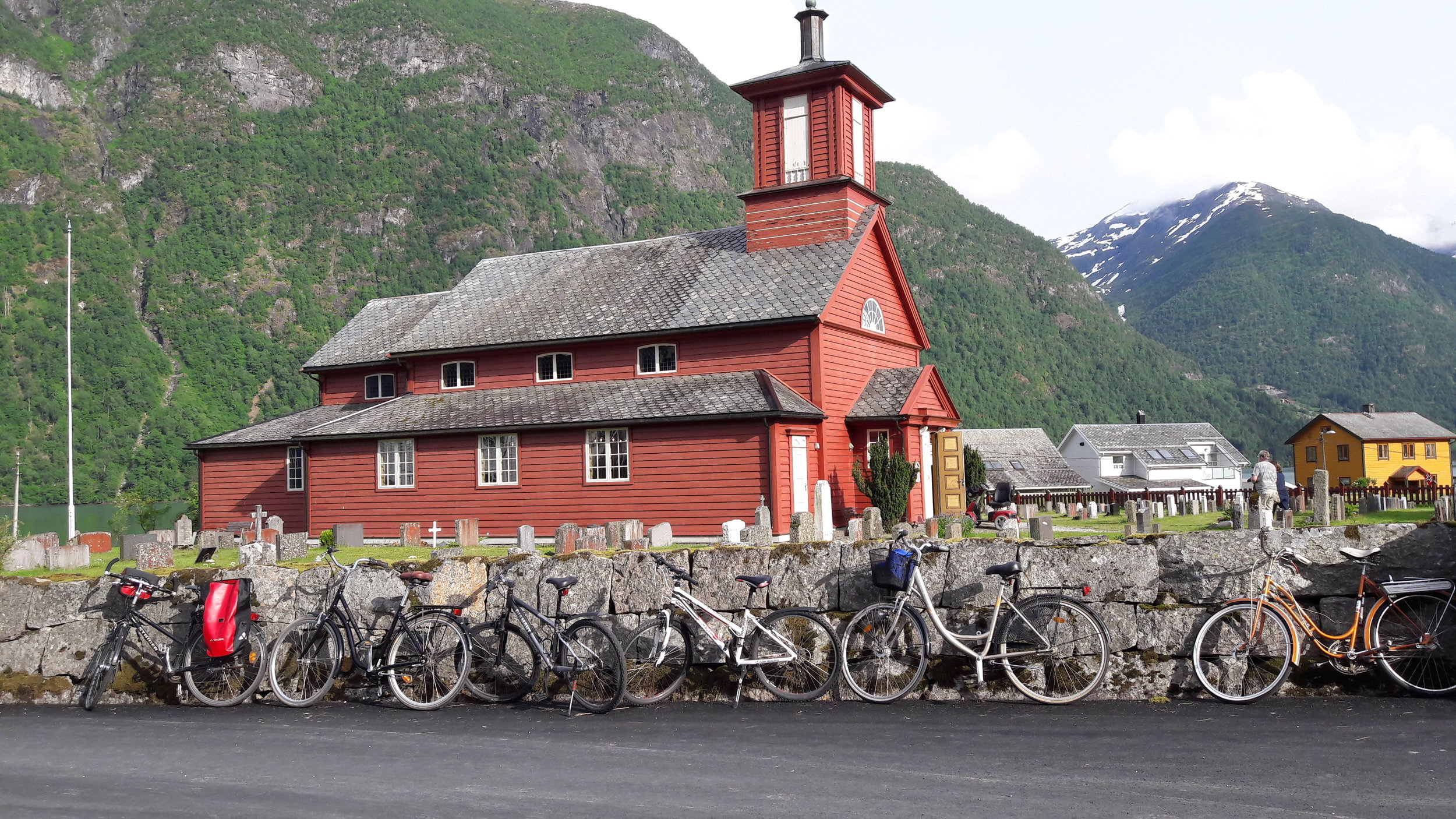 Biking in Mundal (Norwegian Book Town)