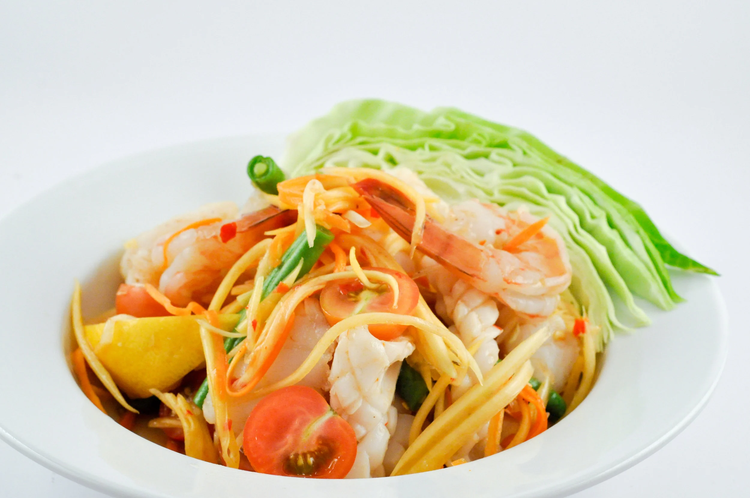 Tum Talay - Papaya Salad with Seafood