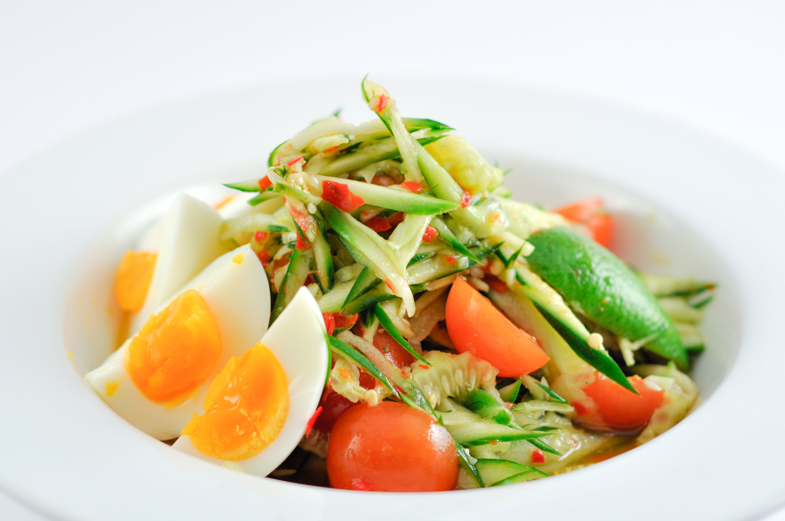 Tum Mark Dtang - Cucumber Salad