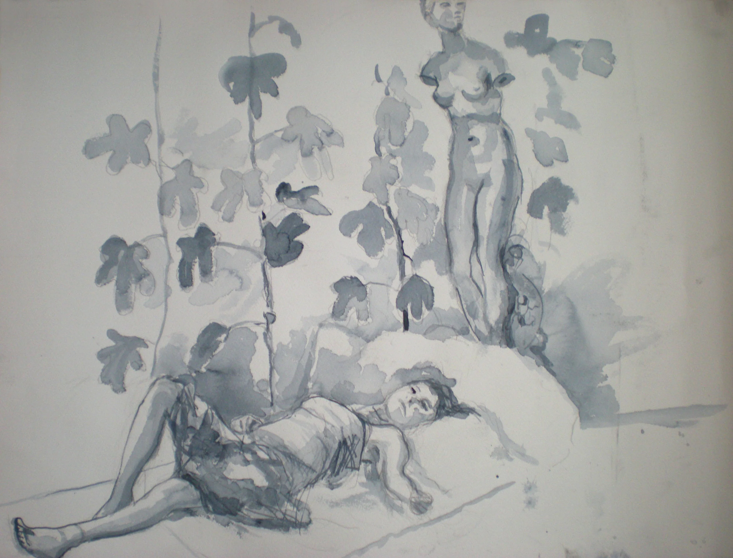 Reclining woman