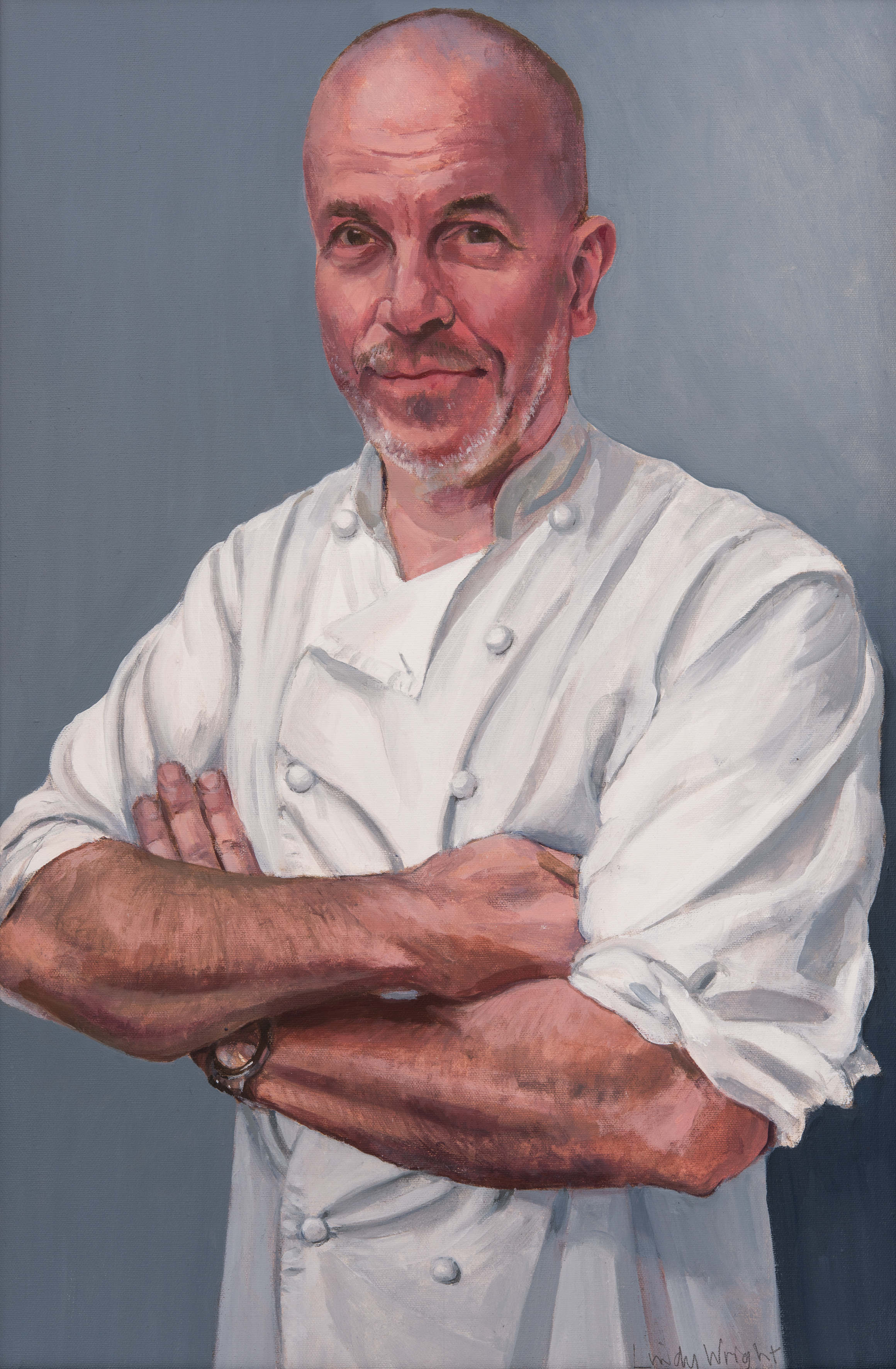 Richard Bertinet, oil on canvas