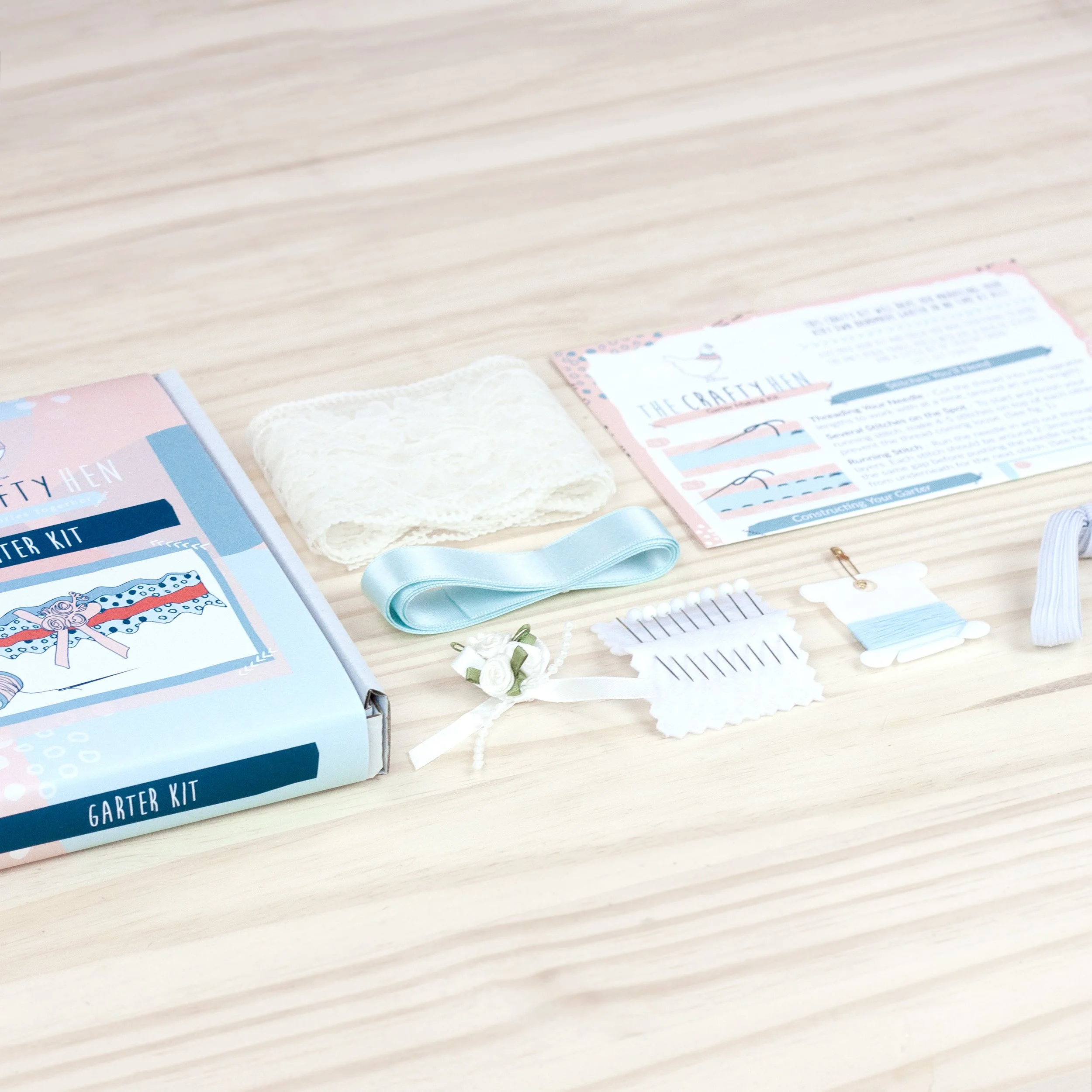 Garter Bespoke Bridal How To Kit The Crafty Hen.jpg