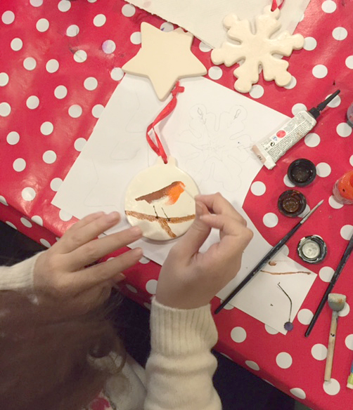 Christmas Ceramic Decoration Painting Workshop The Crafty Hen