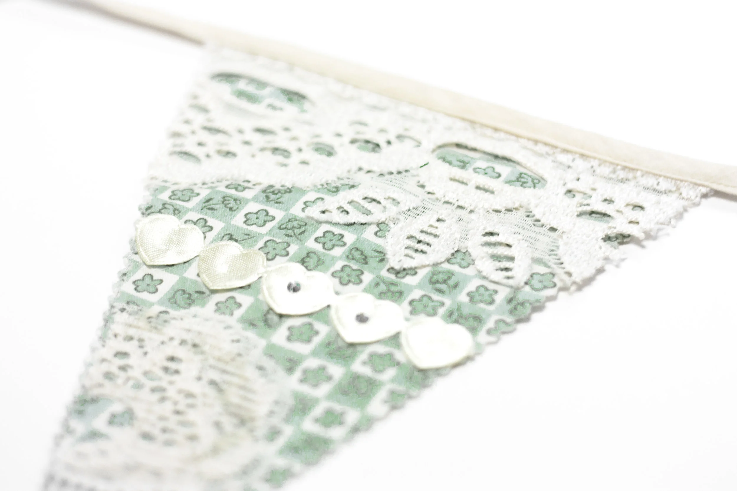 IVORY green BUNTING kit THE CRAFTY HEN.jpg