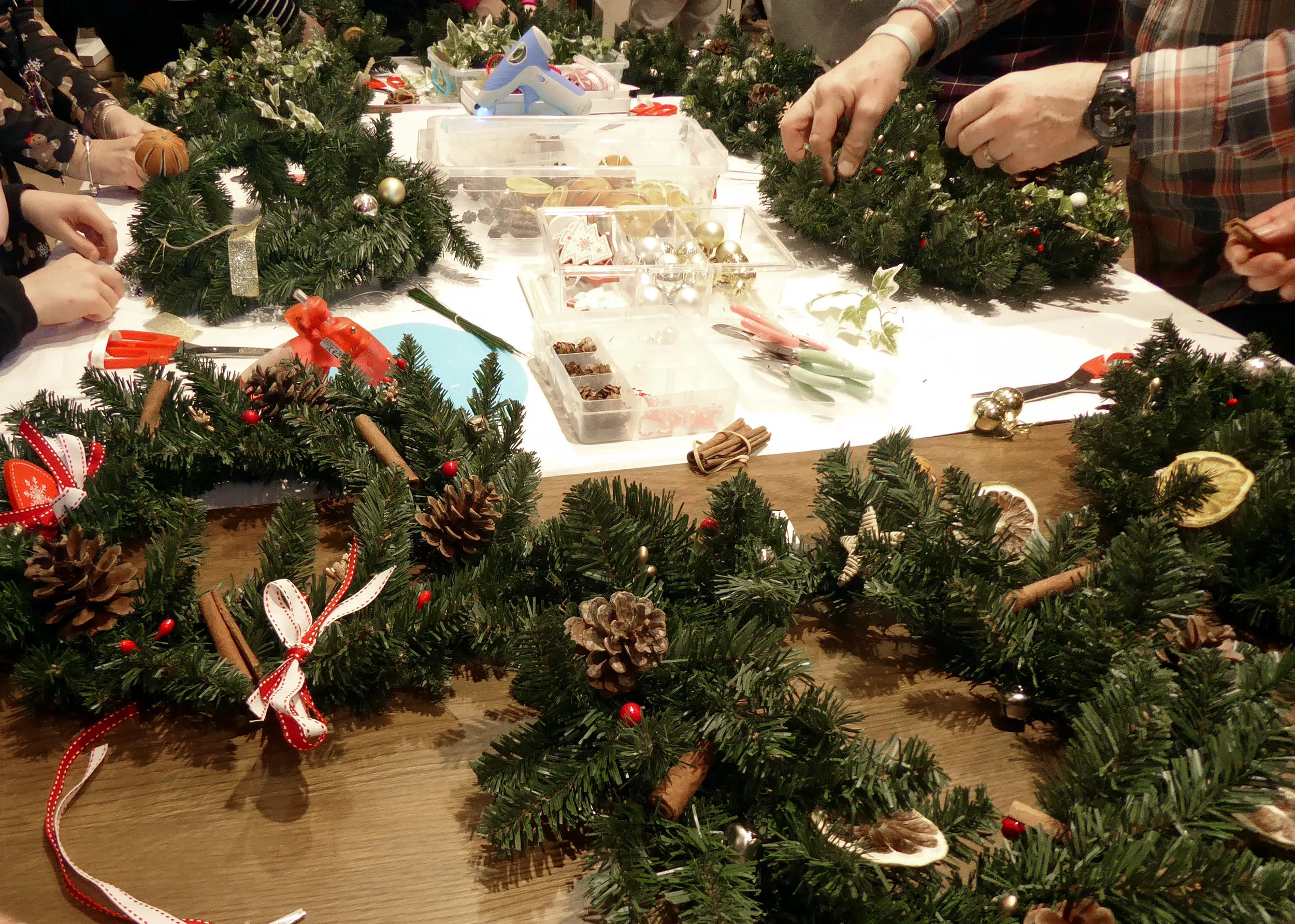 Wreath Customisation Cumbria Christmas Workshop Party.jpg