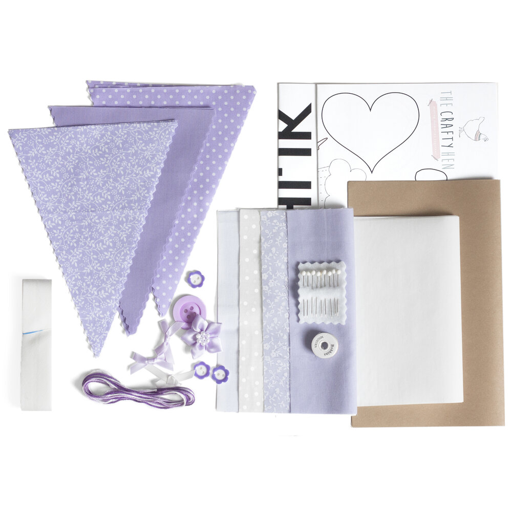 VARIOUS Make Your Own Craft DIY Bunting Kit Hen Party Baby Shower Personalised
