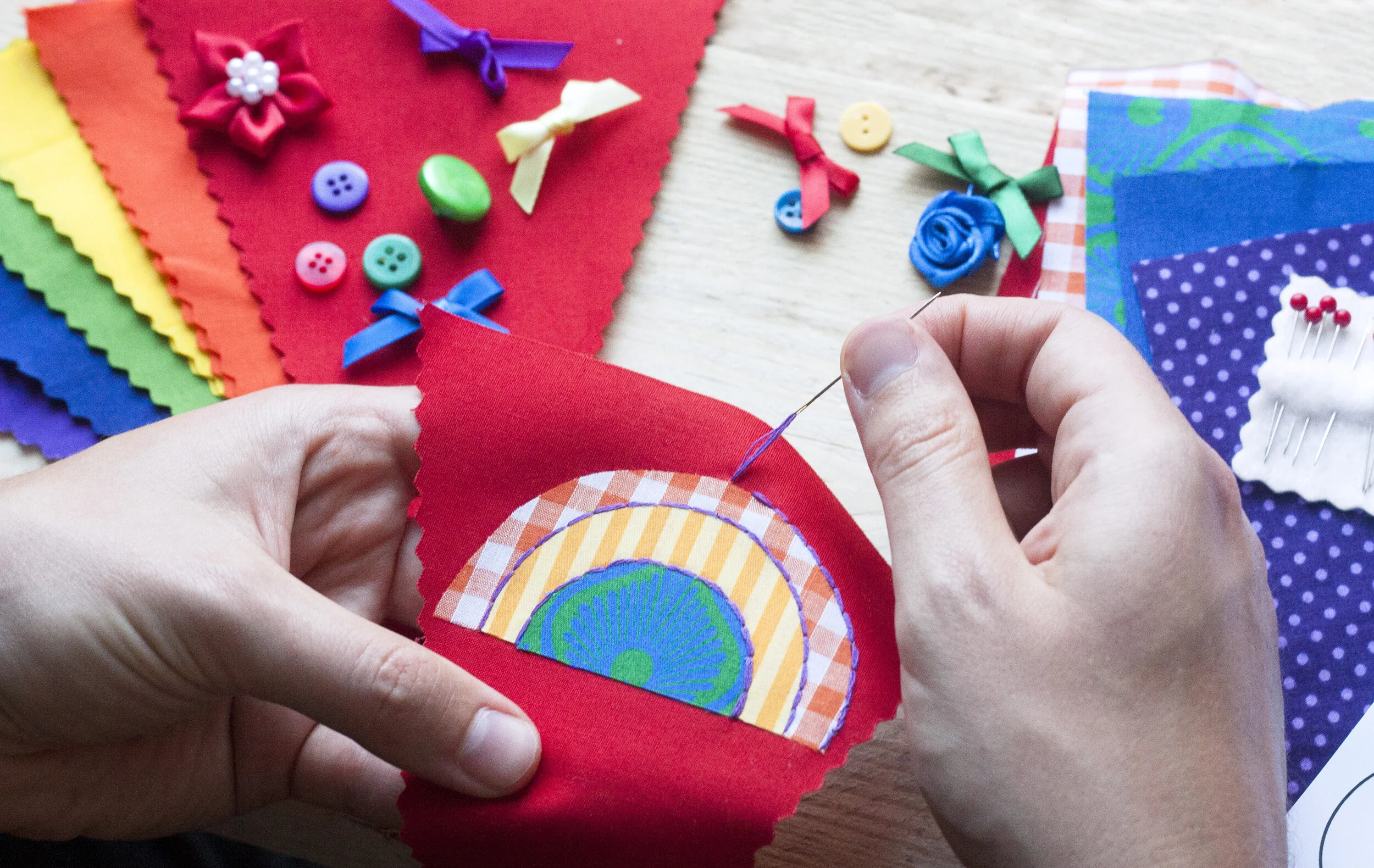 Rainbow Bunting Kit