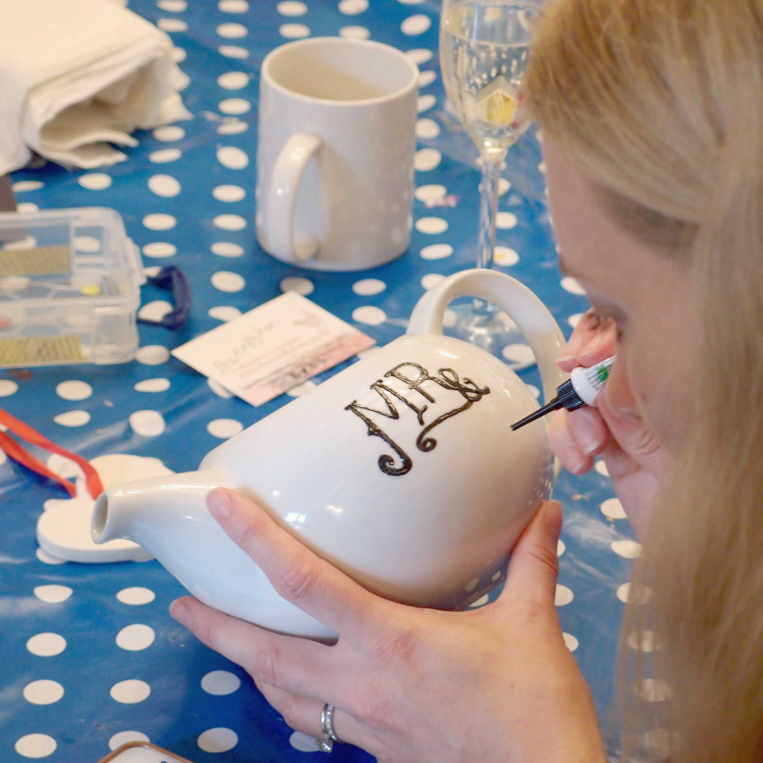 Mobile Ceramic Painting Pottery Workshop Hen Party Brighton.jpg