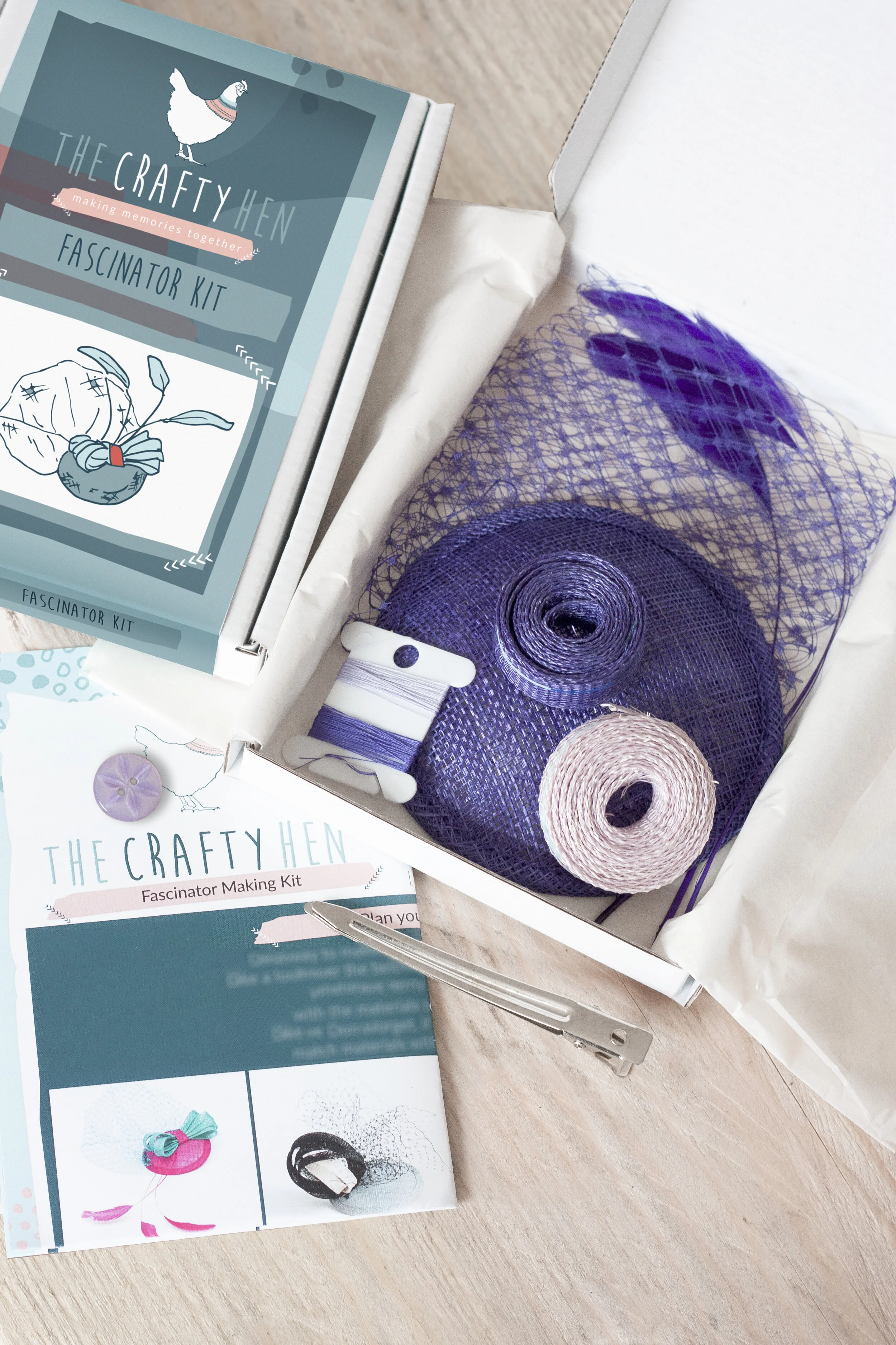 Fascinator Making Kit Crafty Hen.jpg