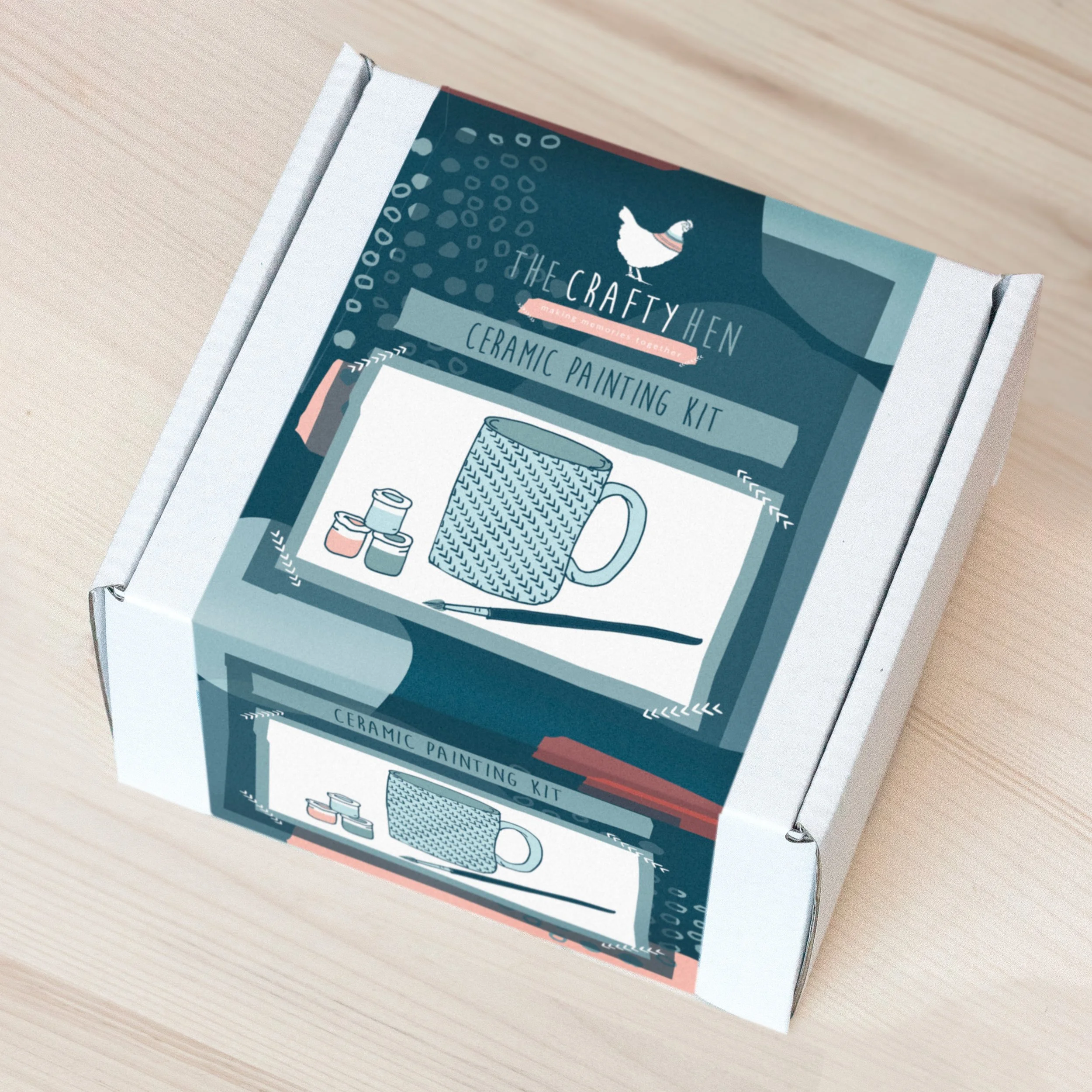 Ceramic Painting Kit The Crafty Hen