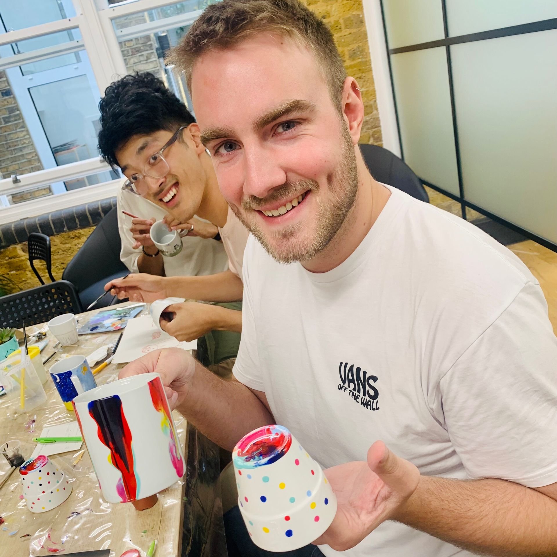 Ceramic Painting Team Building Activity Come to Office The crafty Hen.jpeg
