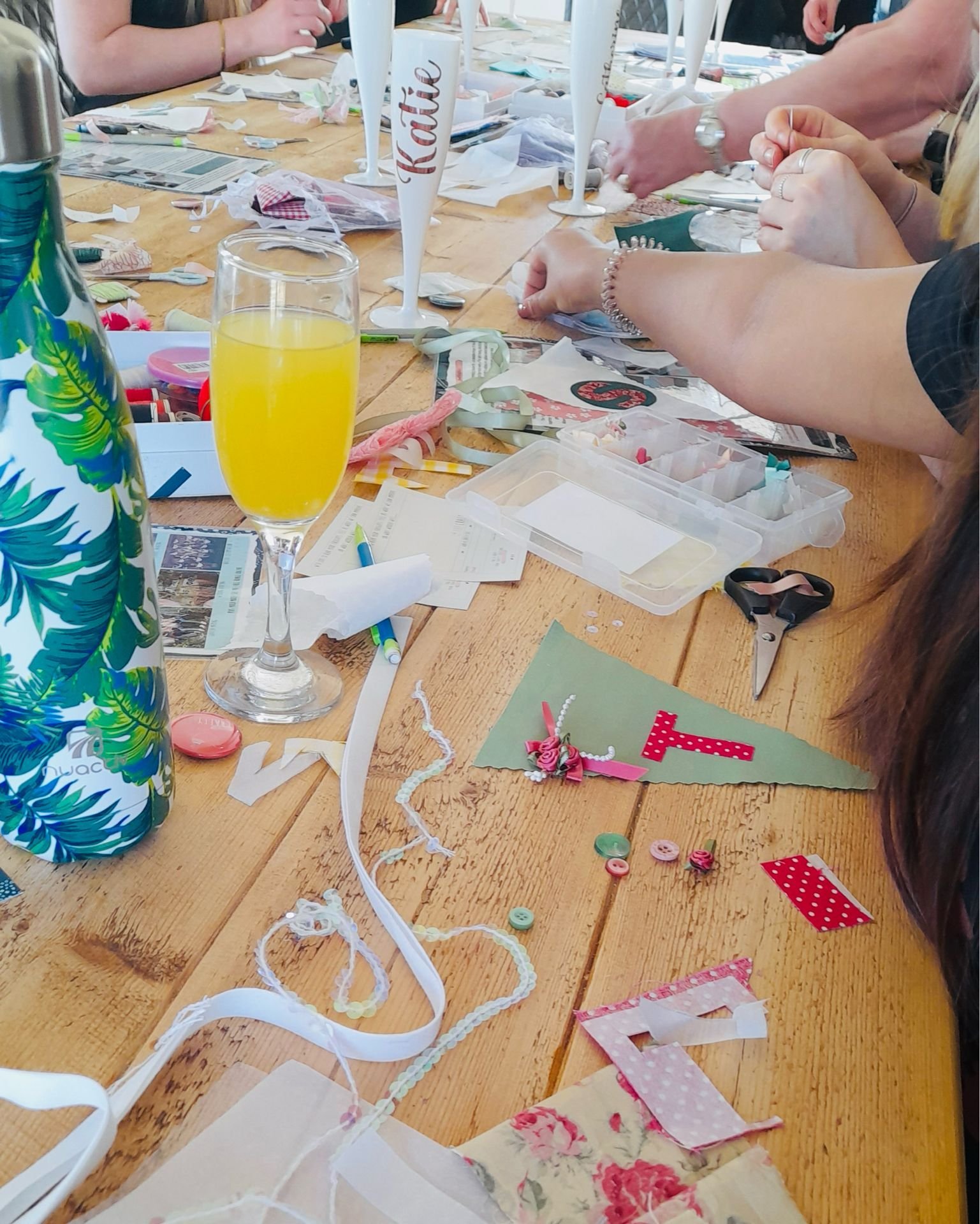 The Crafty Hen Bunting Workshop Hen Party Idea.jpg