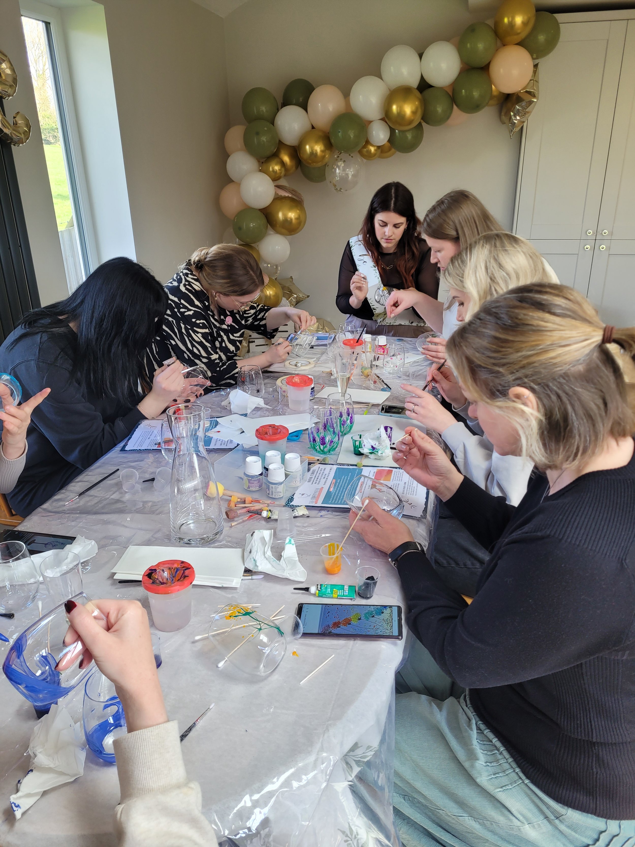 Glass Painting Hen Party Workshop The Crafty Hen.jpg