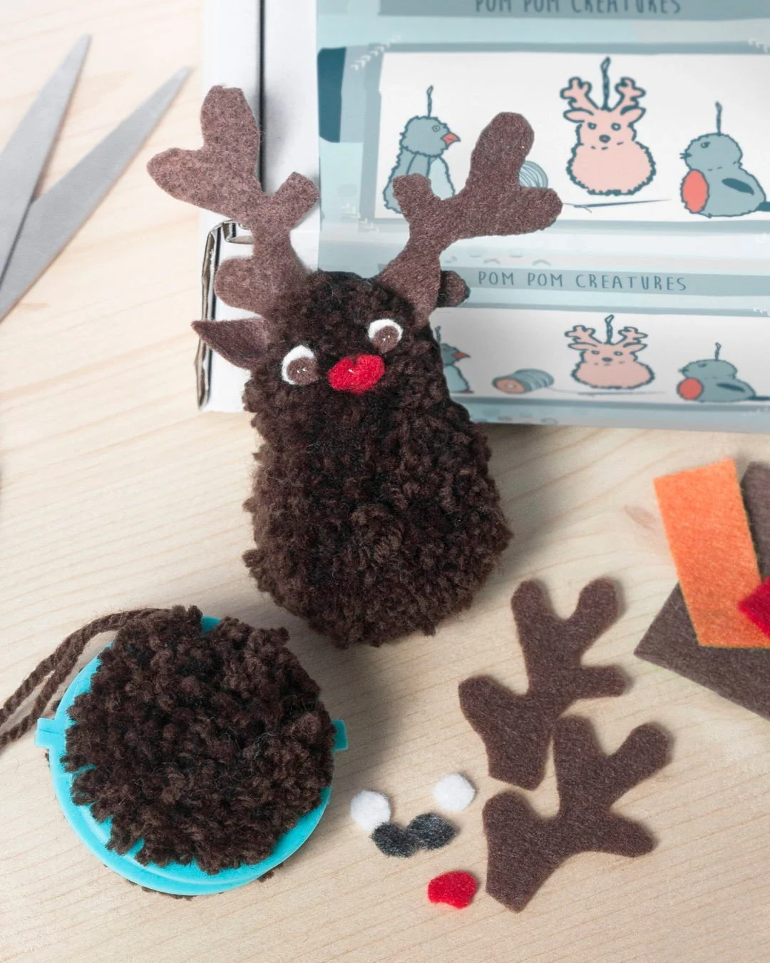 Create a trio of fuzzy festive pals to hang on your Christmas tree this year! 🎄 

Our pom pom creature making kits include all the yarn, felt and tools needed to create your festive friends

Perfect for making with kids or to gift around the tree th