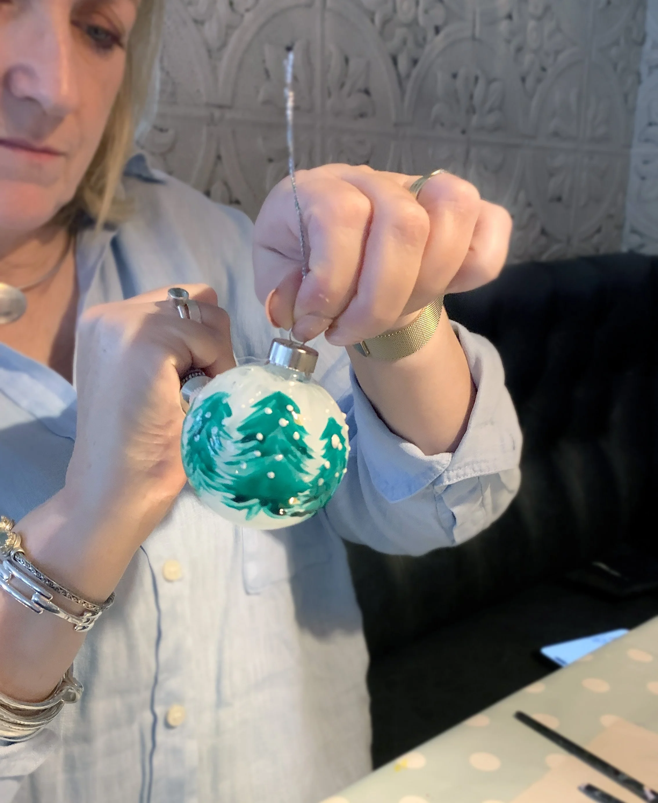 Bauble painting hen party Coventry The Crafty Hen.jpeg