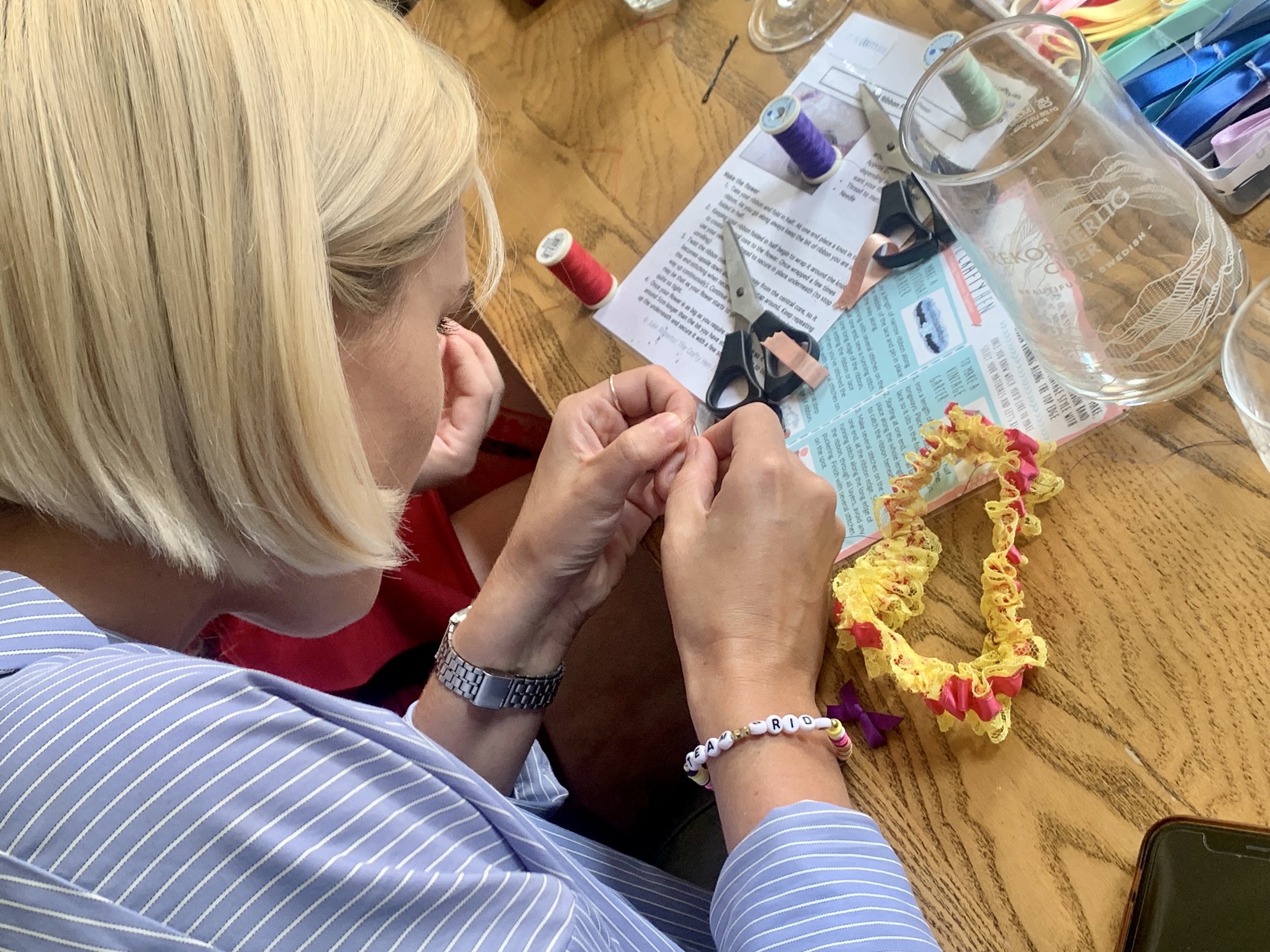 The Crafty Hen Garter Making Hen party London.jpg