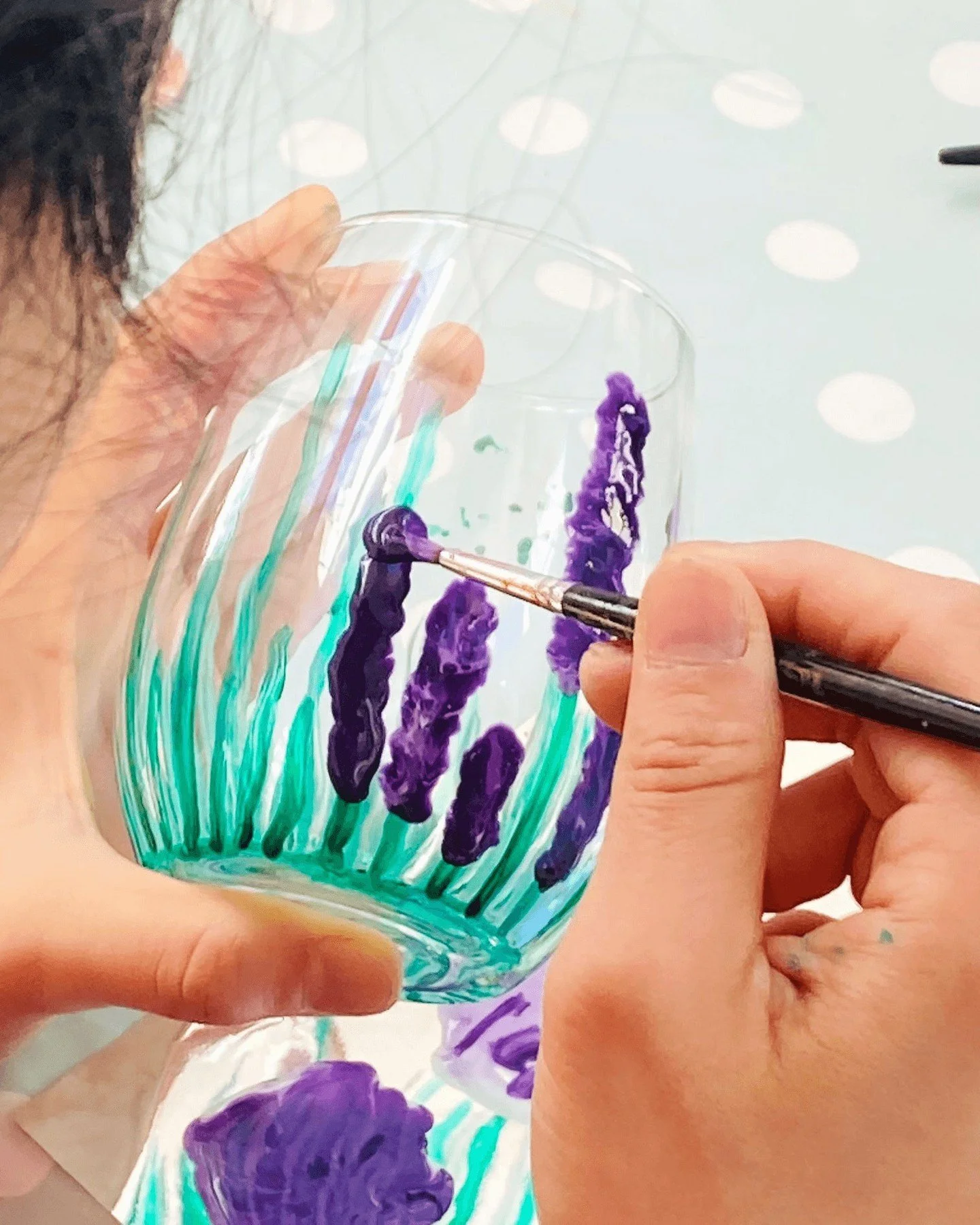 Glass painting with The Crafty Hen is a wholesome way to slow down, get creative, and celebrate together 🥂✨

Perfect for hen parties, birthdays, and girly get togethers. Whether you&rsquo;re planning a full weekend away or a cosy celebration at home