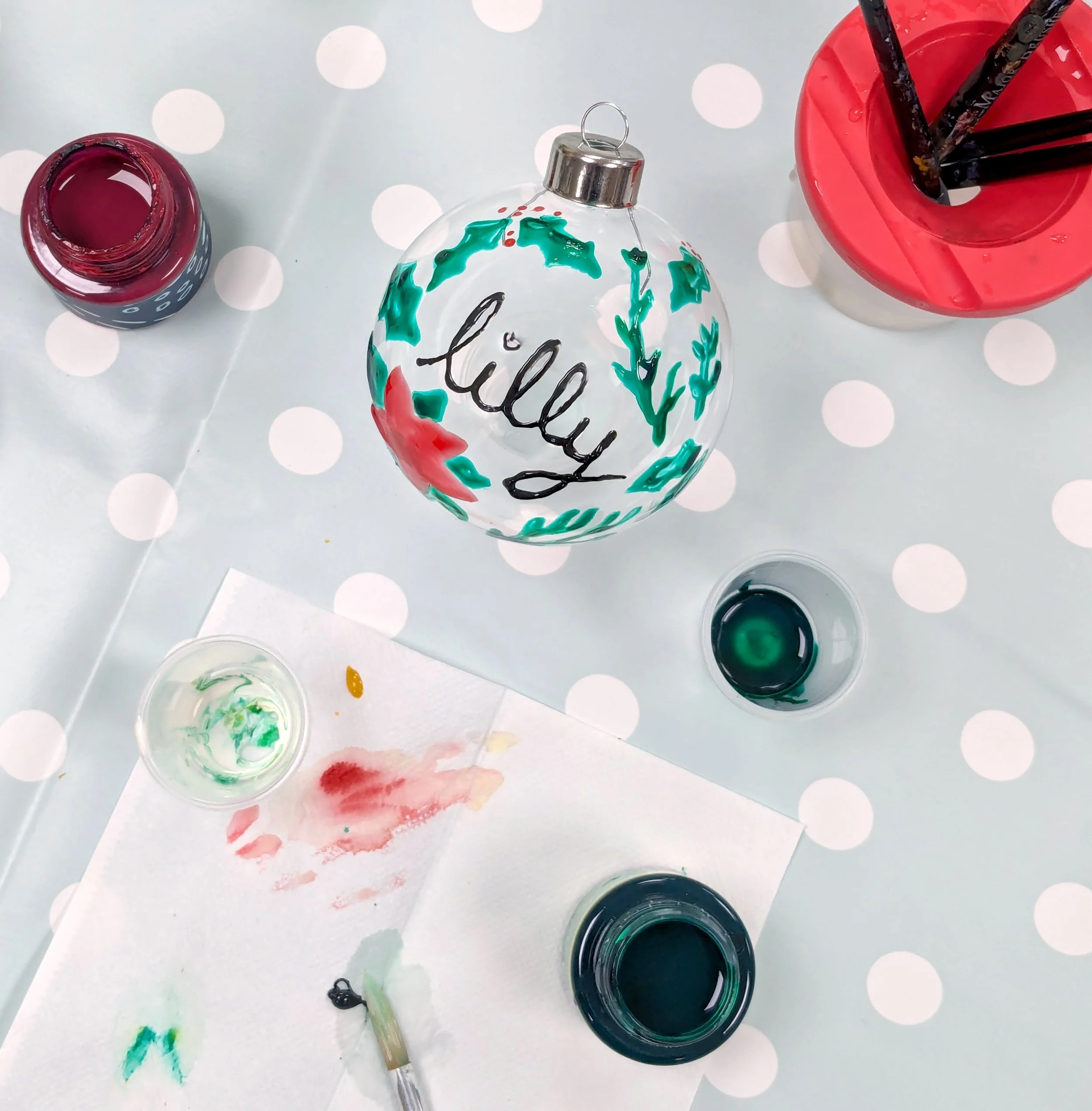 GLASS BAUBLE PAINTING - CHISWICK, LONDON