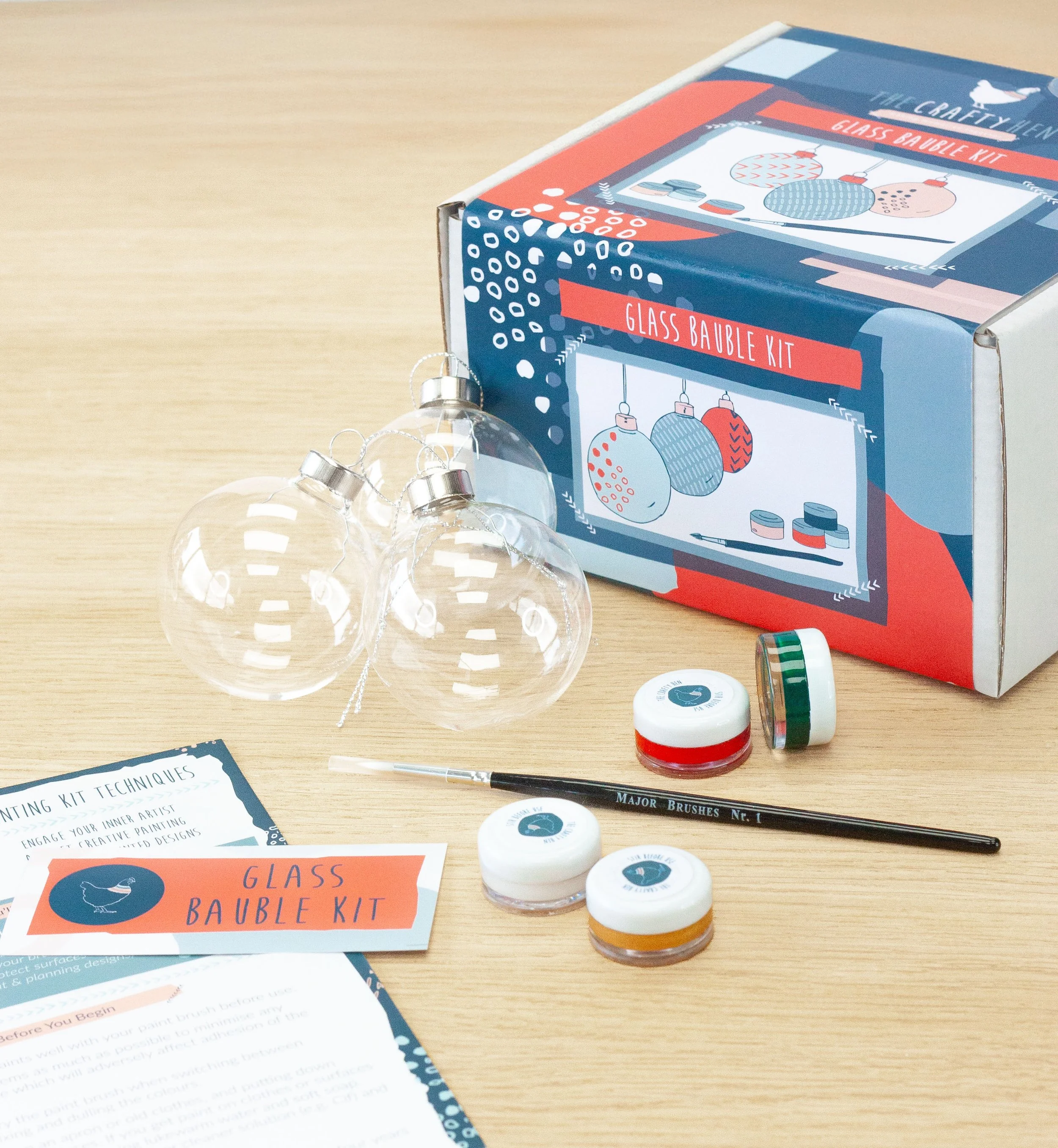 Christmas Bauble Making Painting Kit the Crafty Hen.jpg