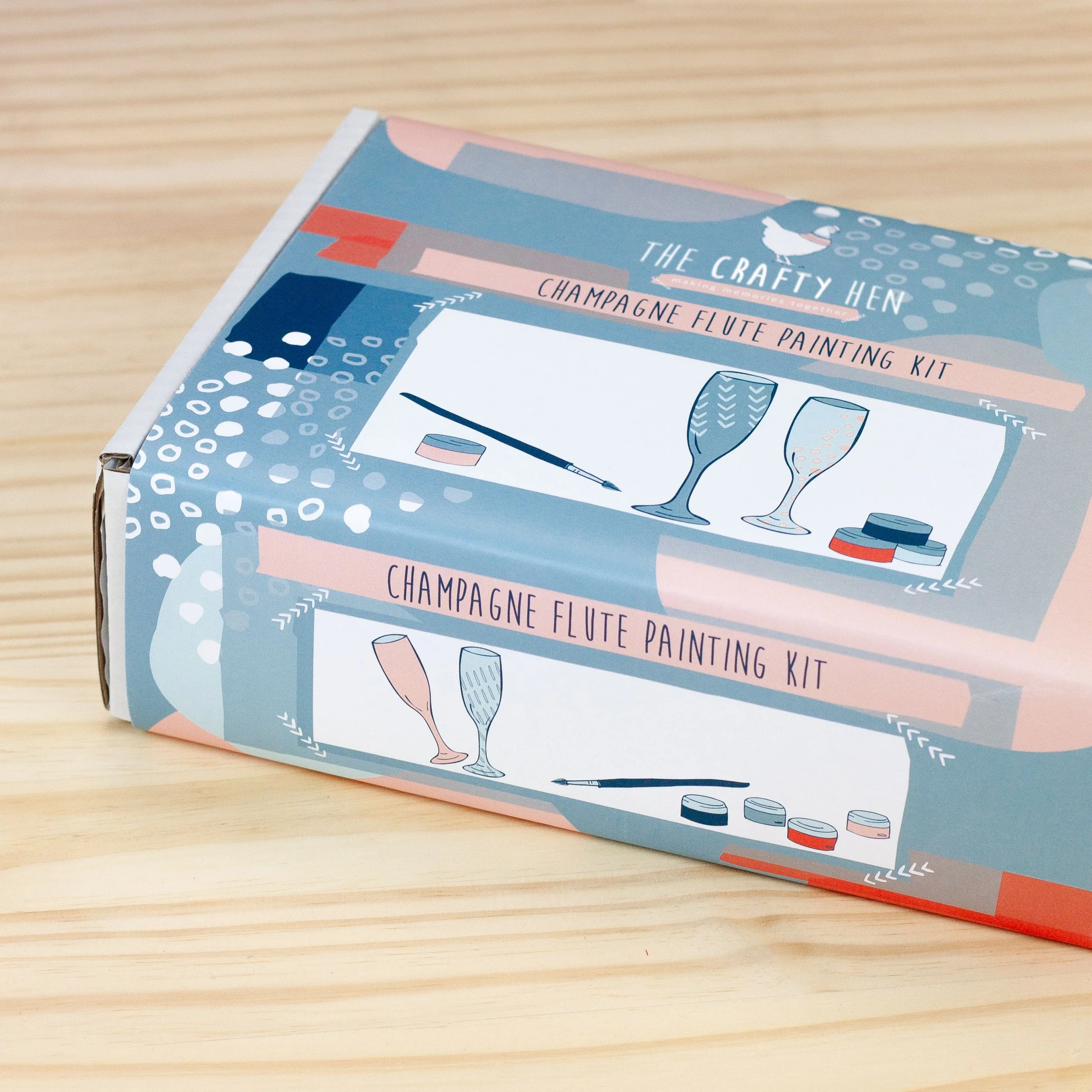 Champagne Flute Paint Kit The Crafty Henpackaging.jpg